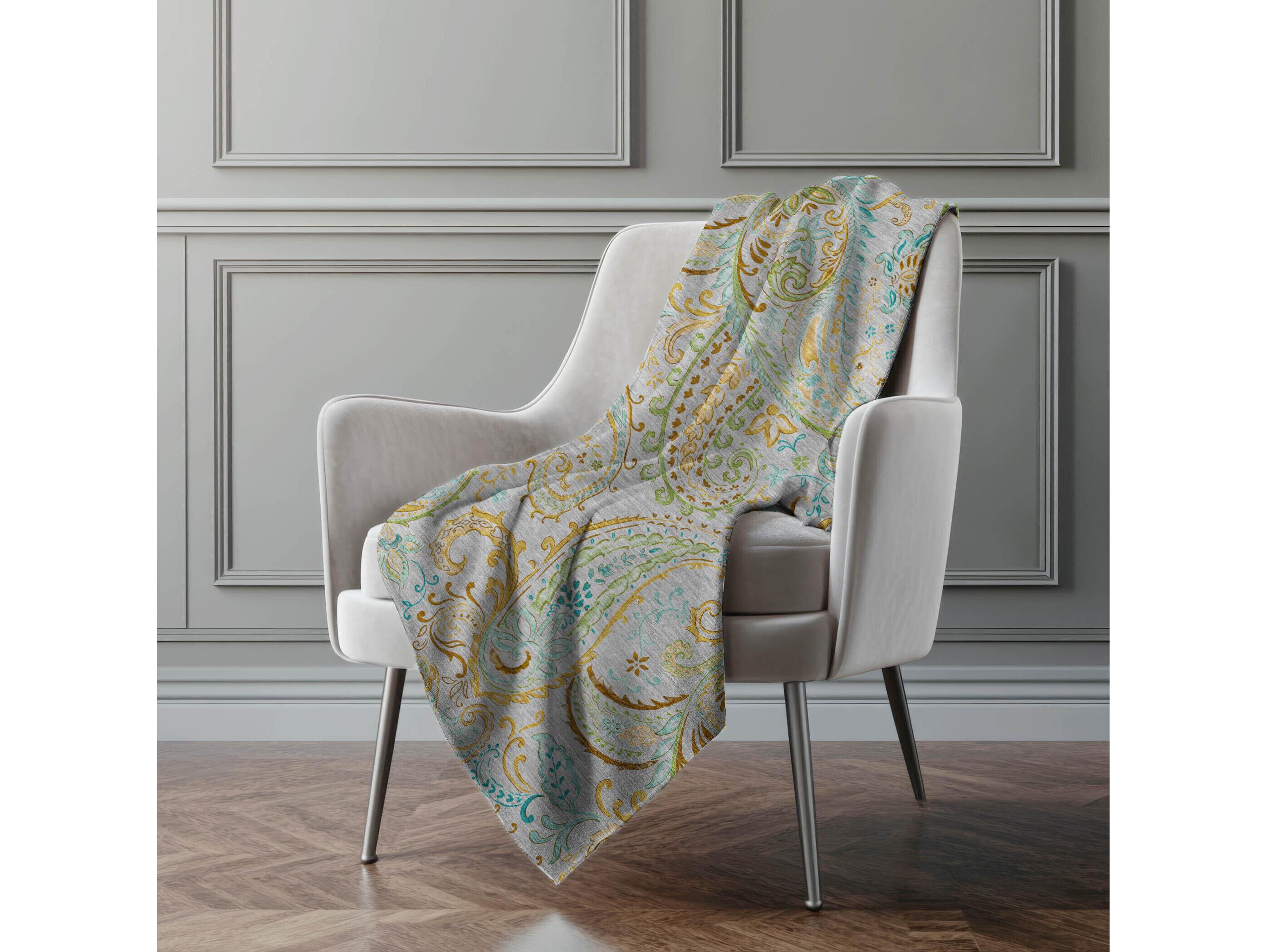 Dalyn Sherpa Gray Polyester Throw
