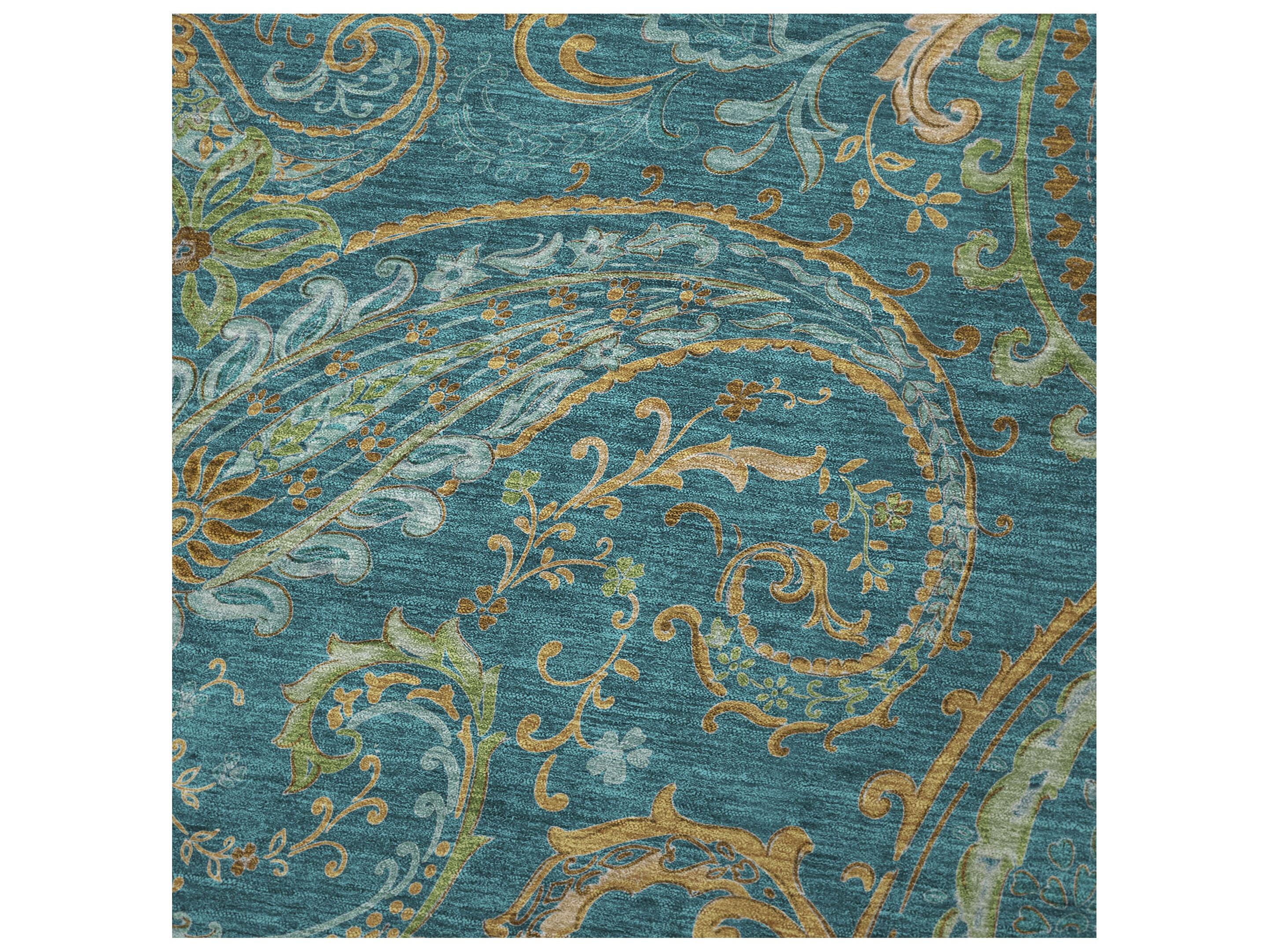 Dalyn Sherpa Teal Polyester Throw