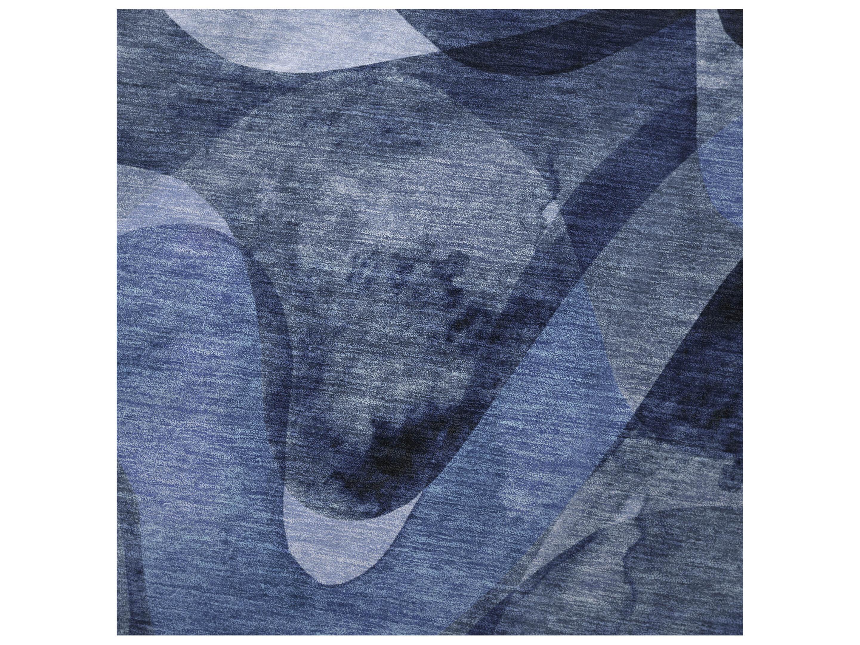 Dalyn Sherpa Blue Polyester Throw