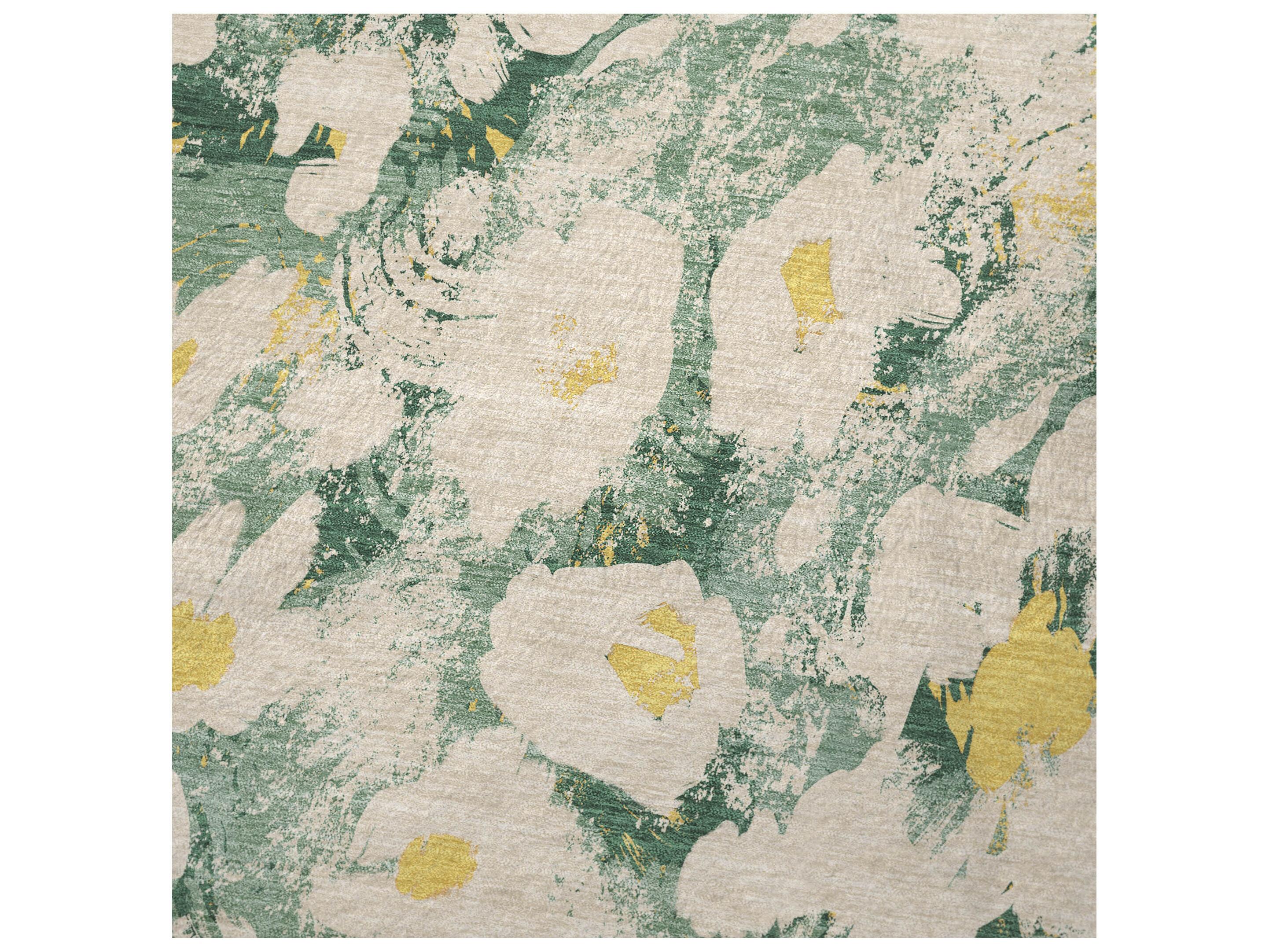 Dalyn Sherpa Green Polyester Throw