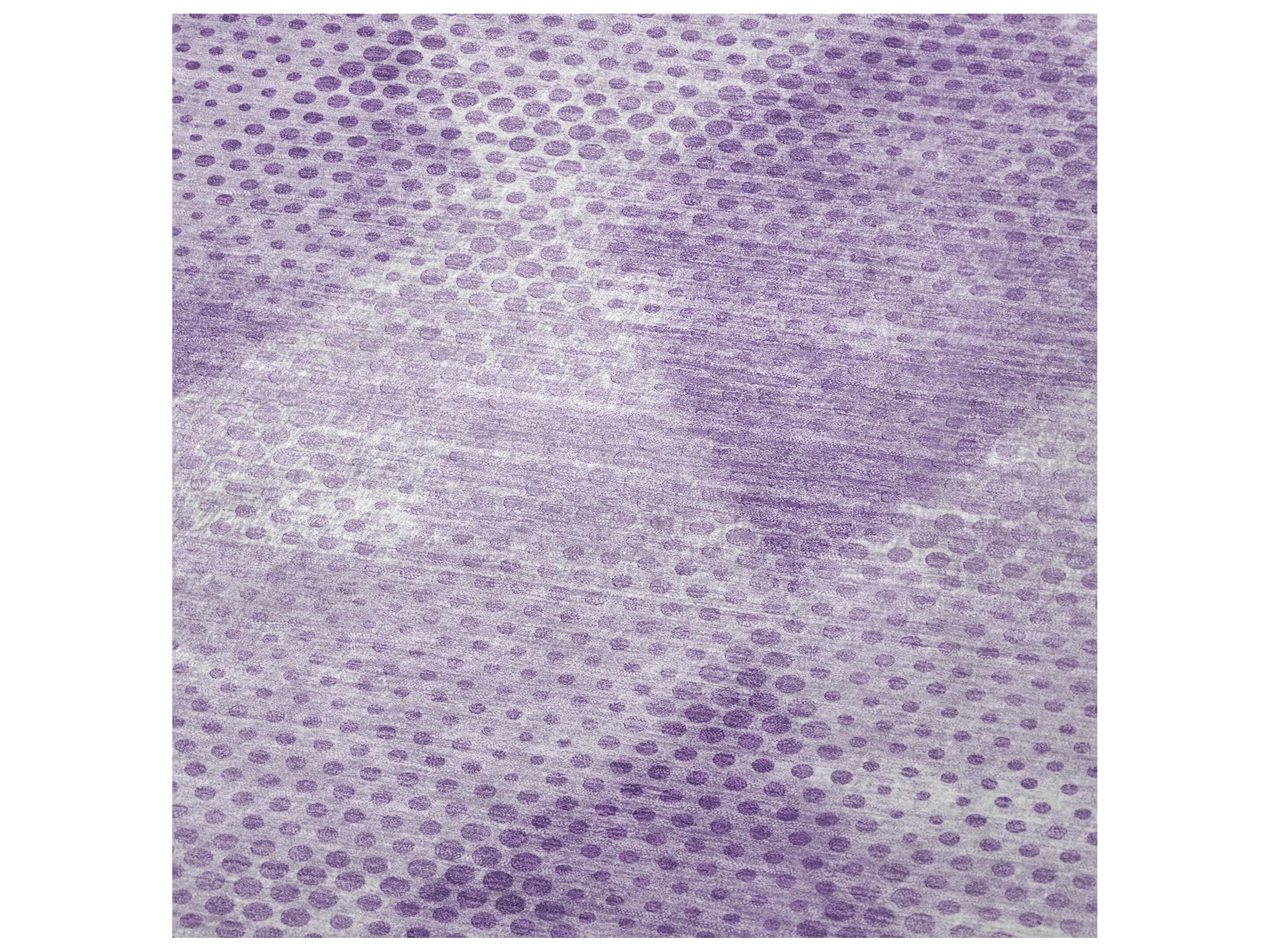 Dalyn Sherpa Purple Polyester Throw