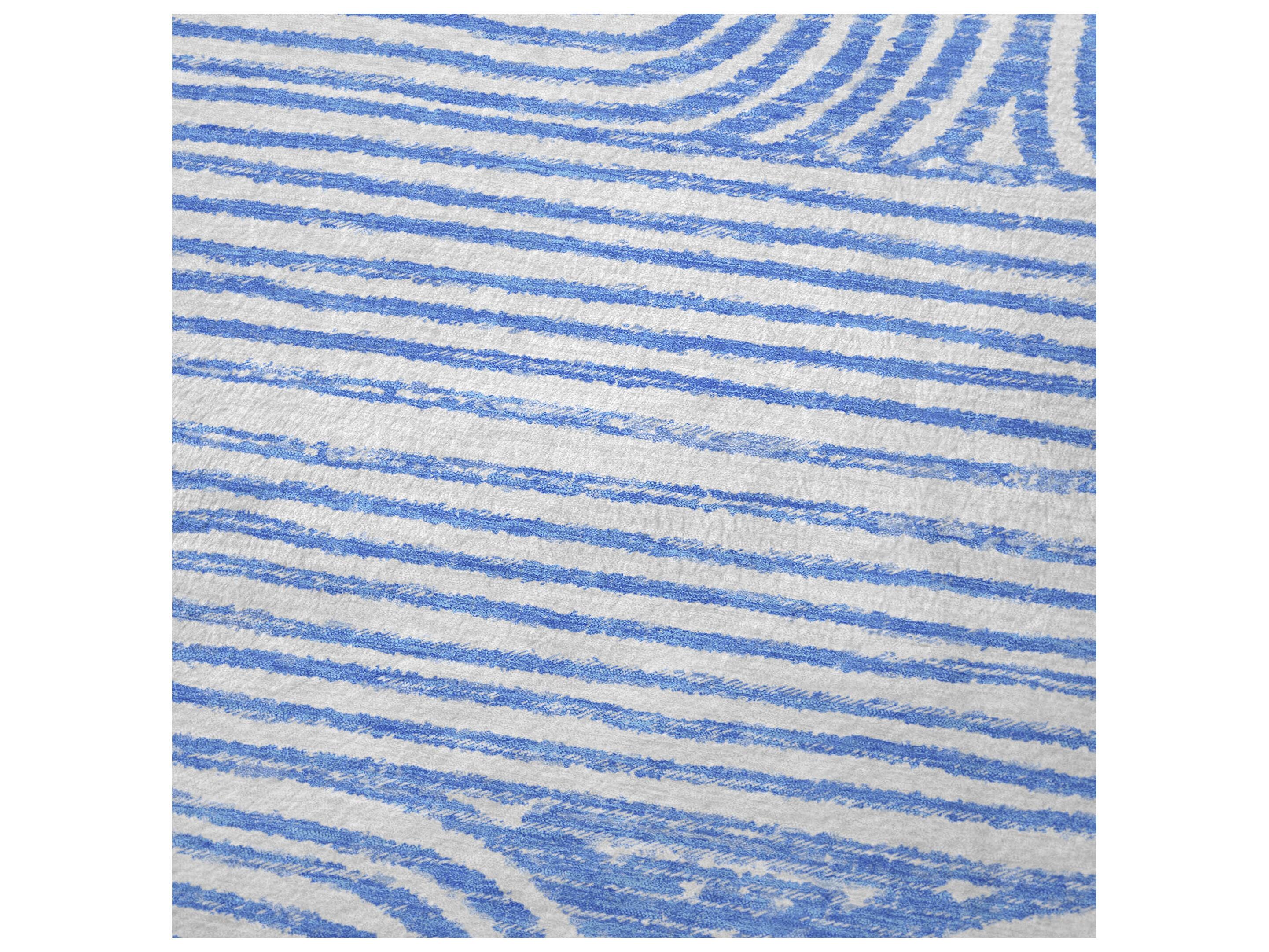 Dalyn Sherpa Blue Polyester Throw