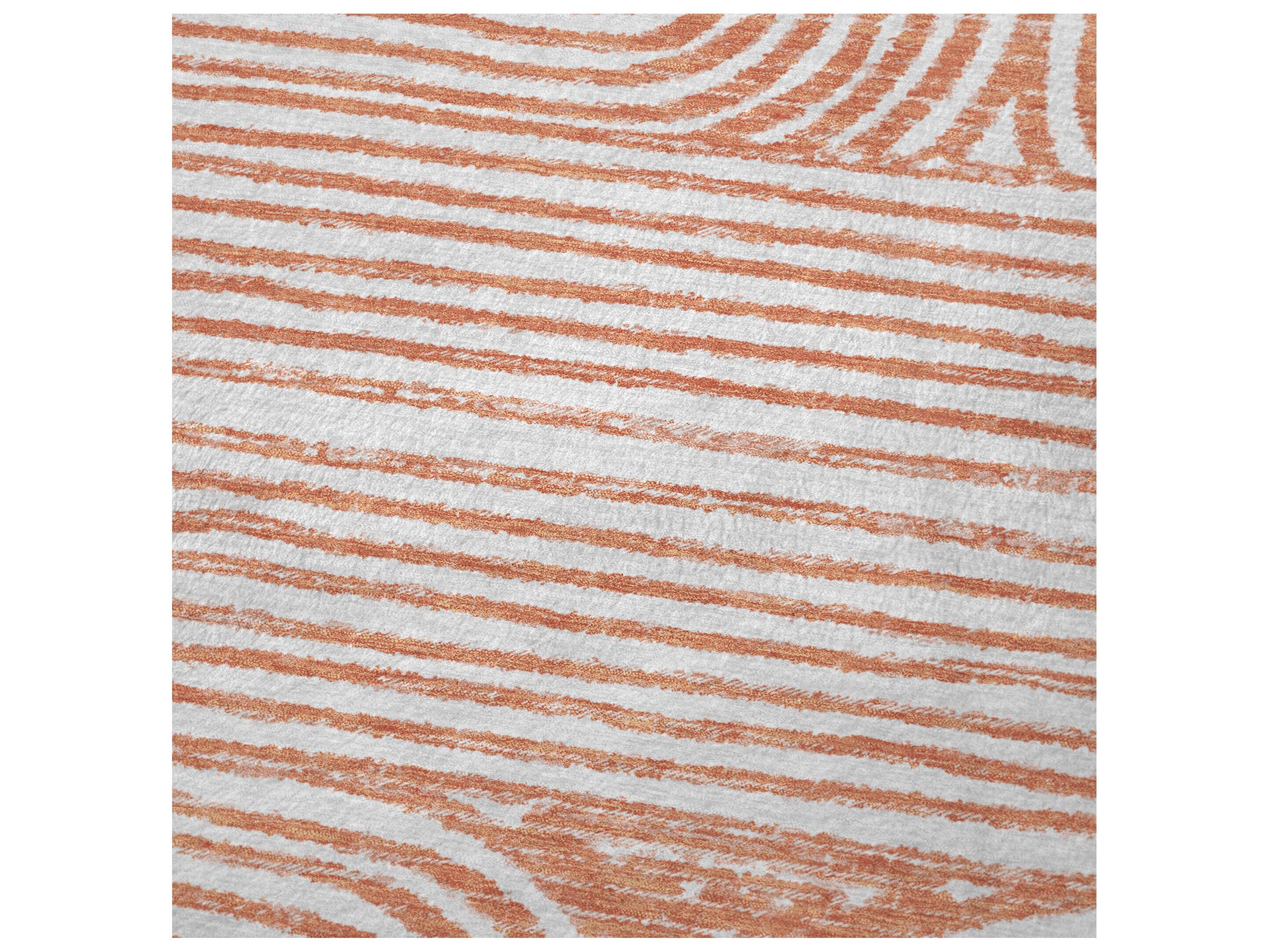 Dalyn Sherpa Orange Polyester Throw