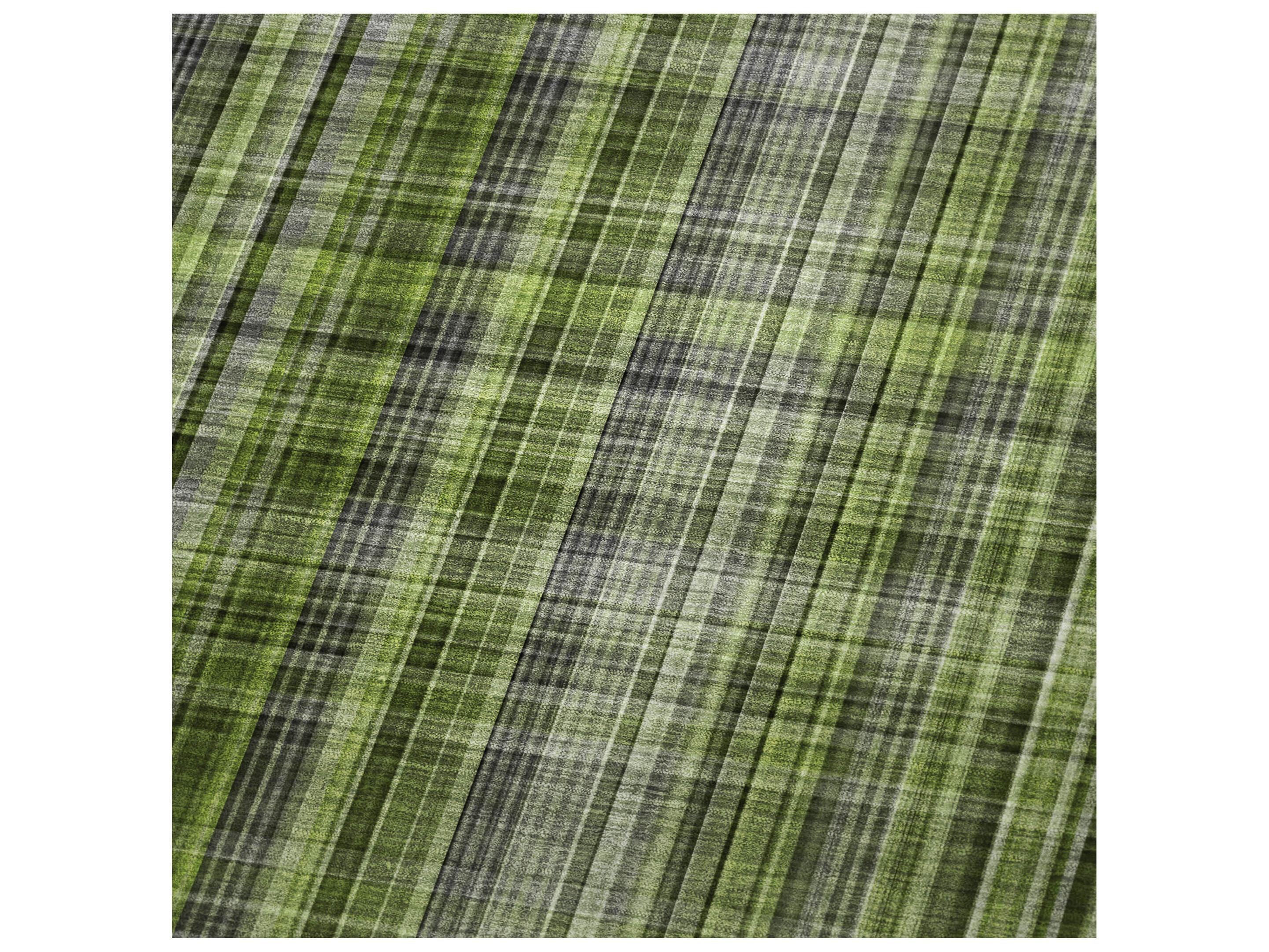 Dalyn Sherpa Green Polyester Throw