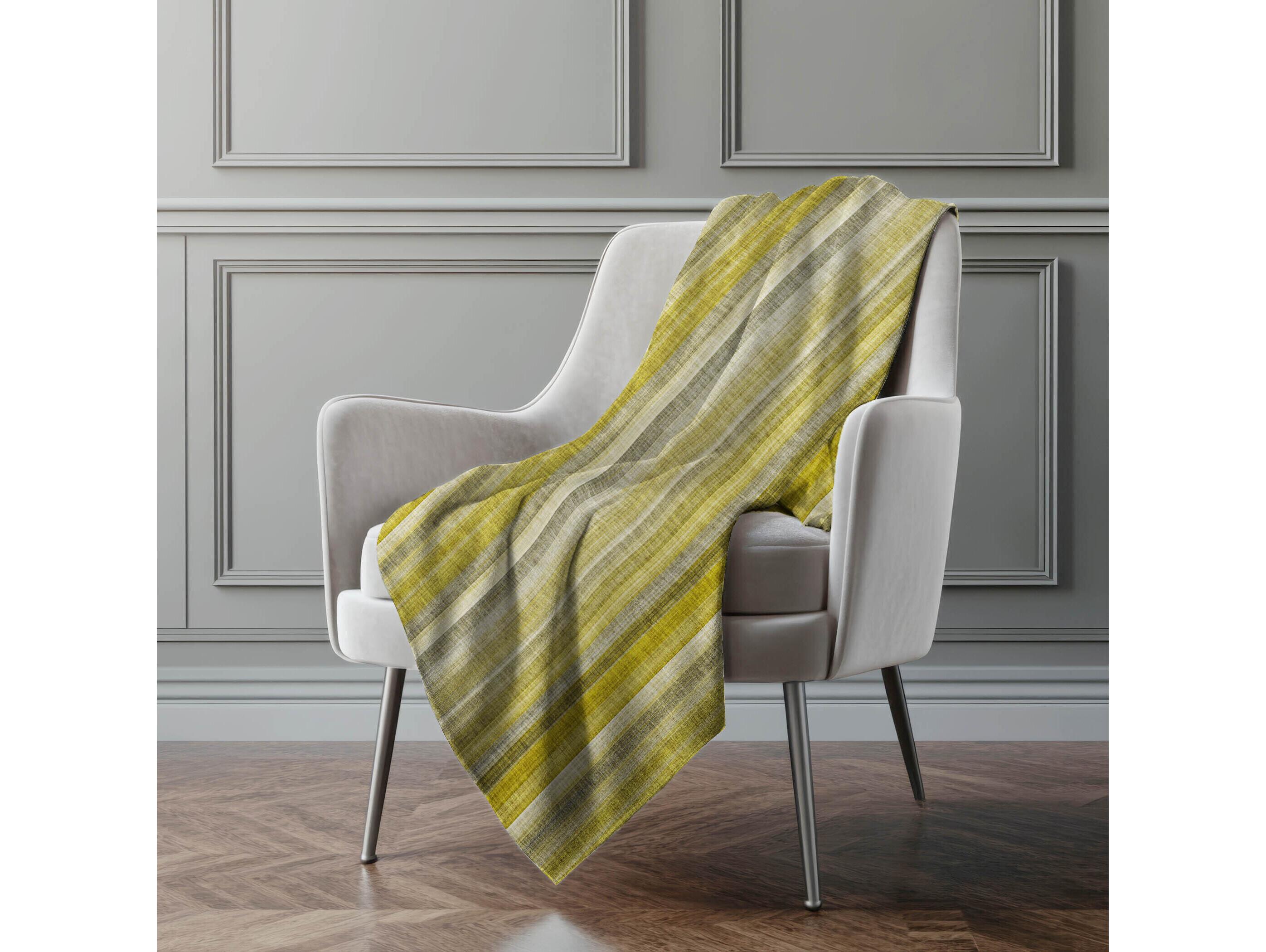 Dalyn Sherpa Gold Polyester Throw