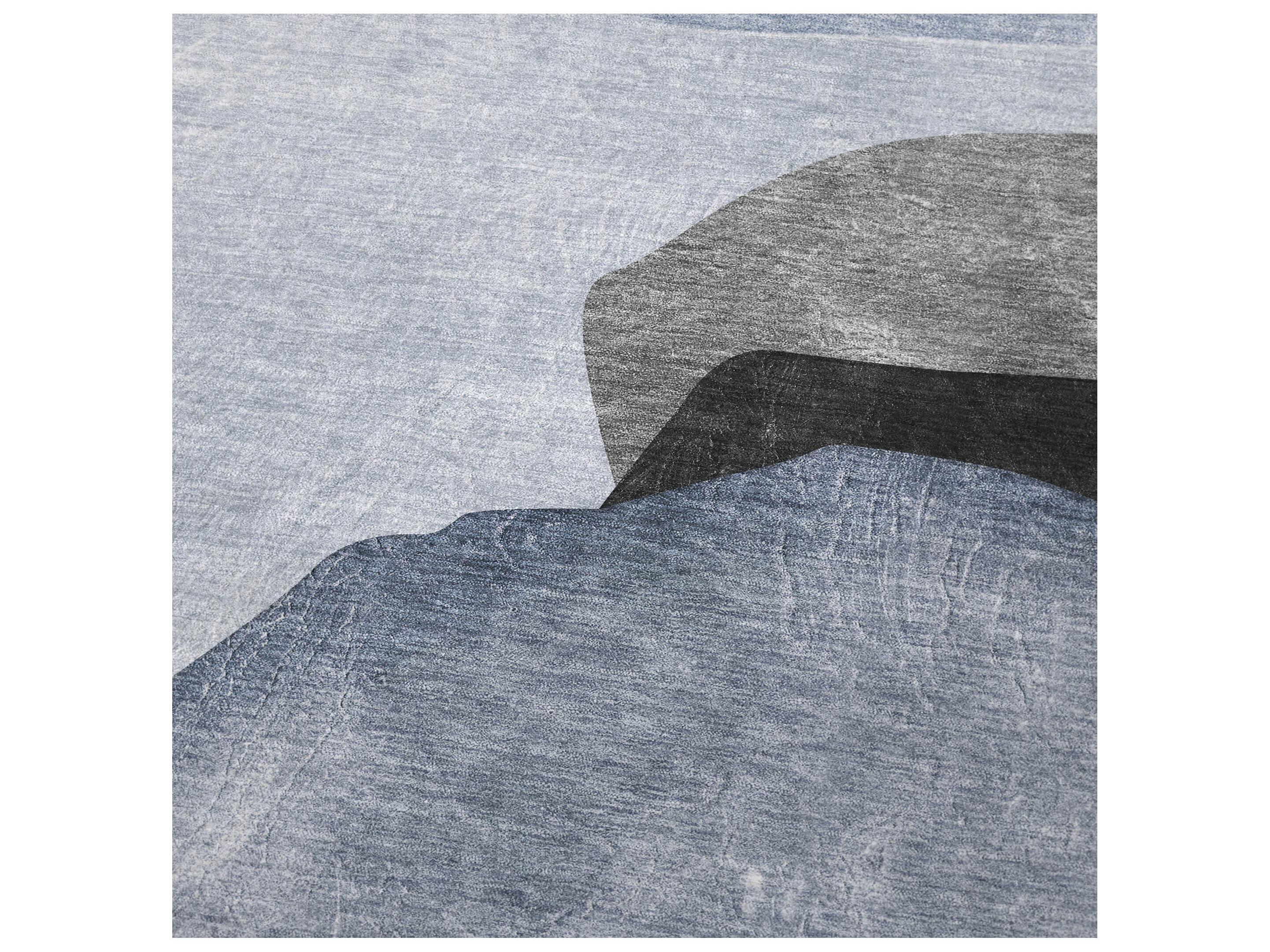 Dalyn Sherpa Blue Polyester Throw