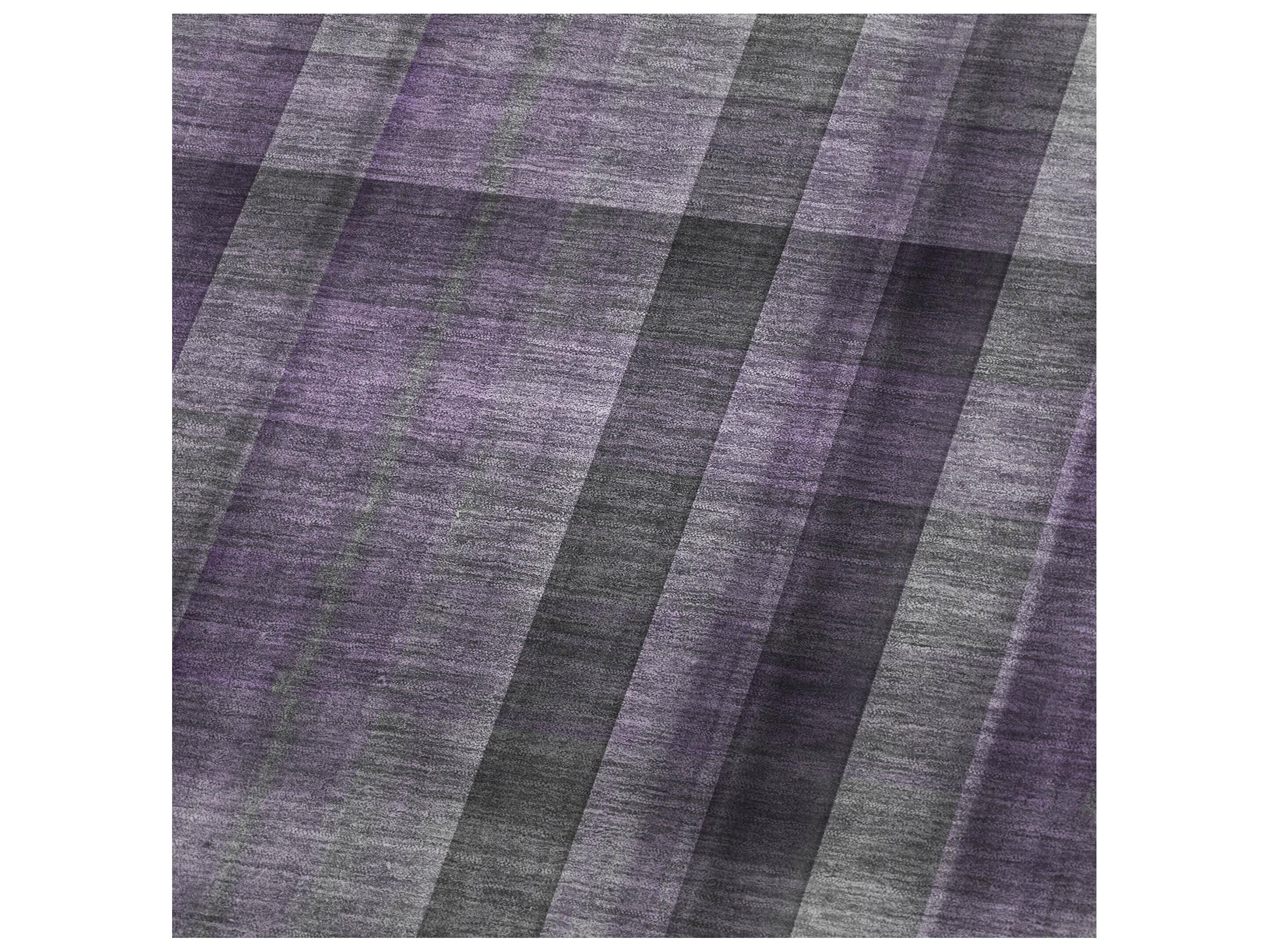 Dalyn Sherpa Purple Polyester Throw