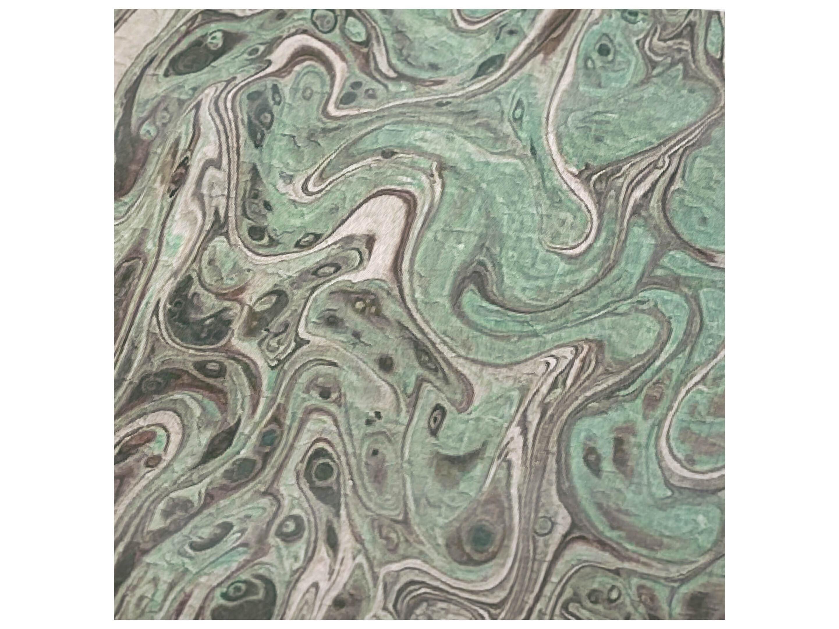 Dalyn Sherpa Green Polyester Throw
