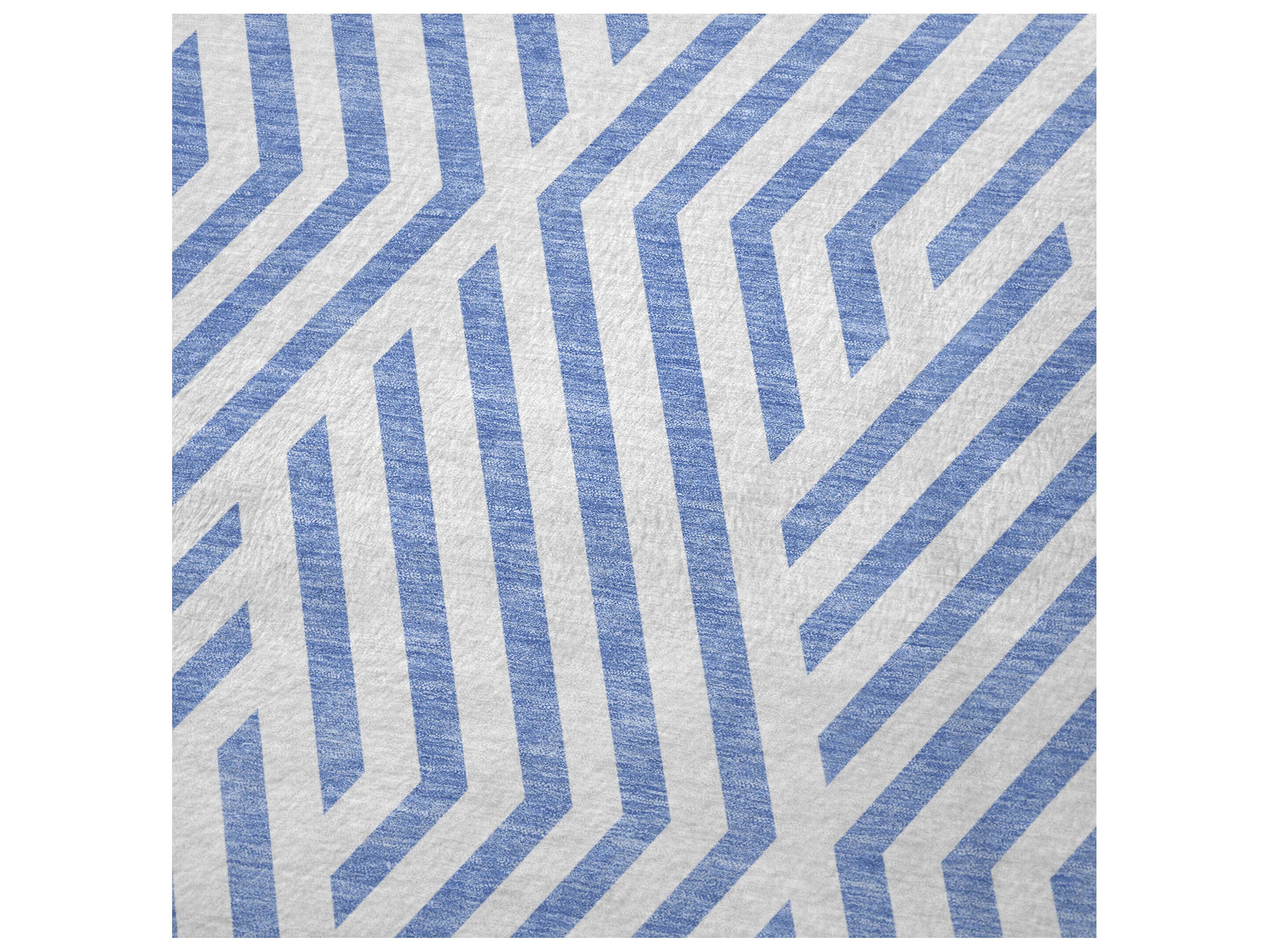 Dalyn Sherpa Blue Polyester Throw