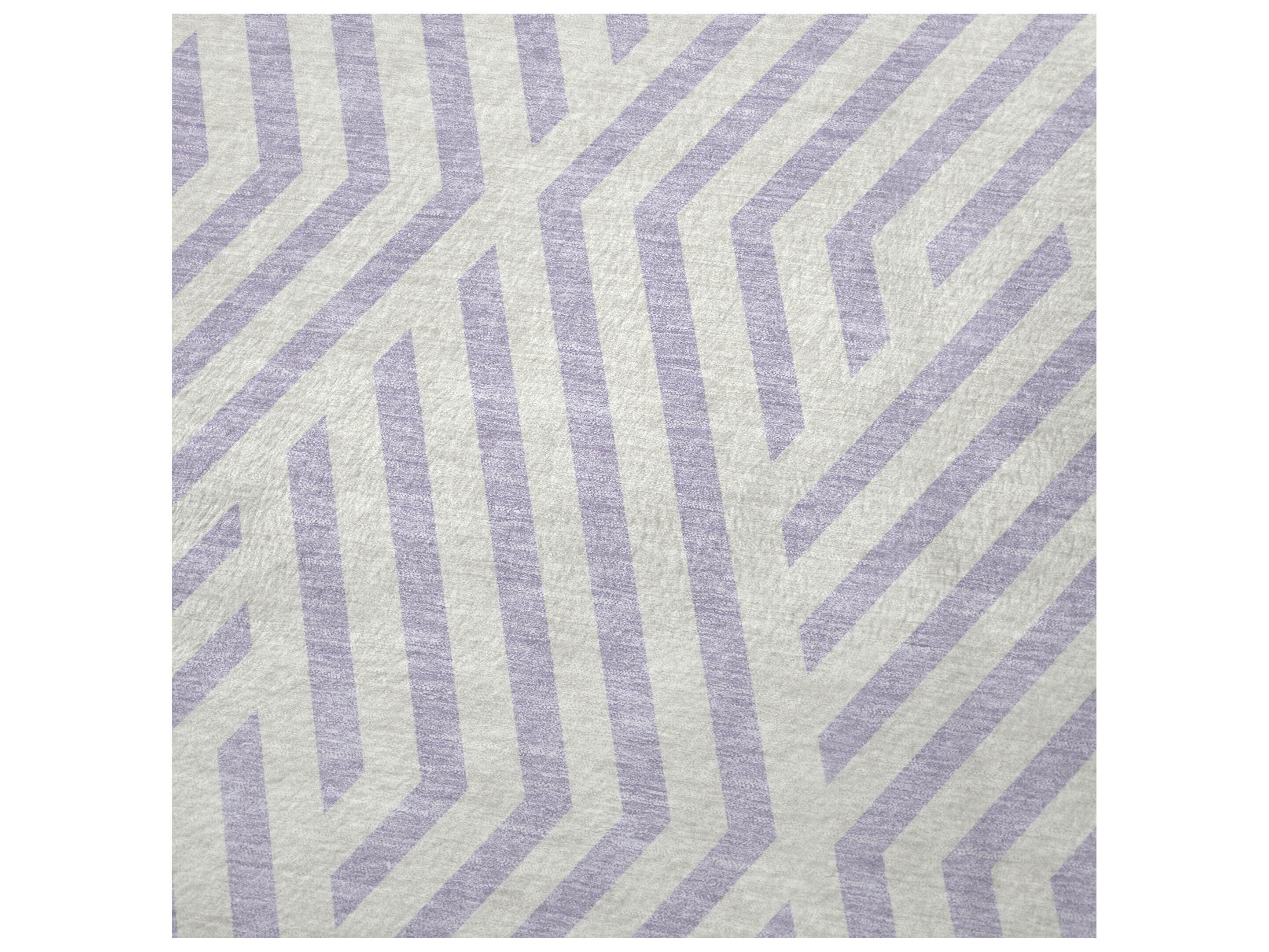 Dalyn Sherpa Purple Polyester Throw