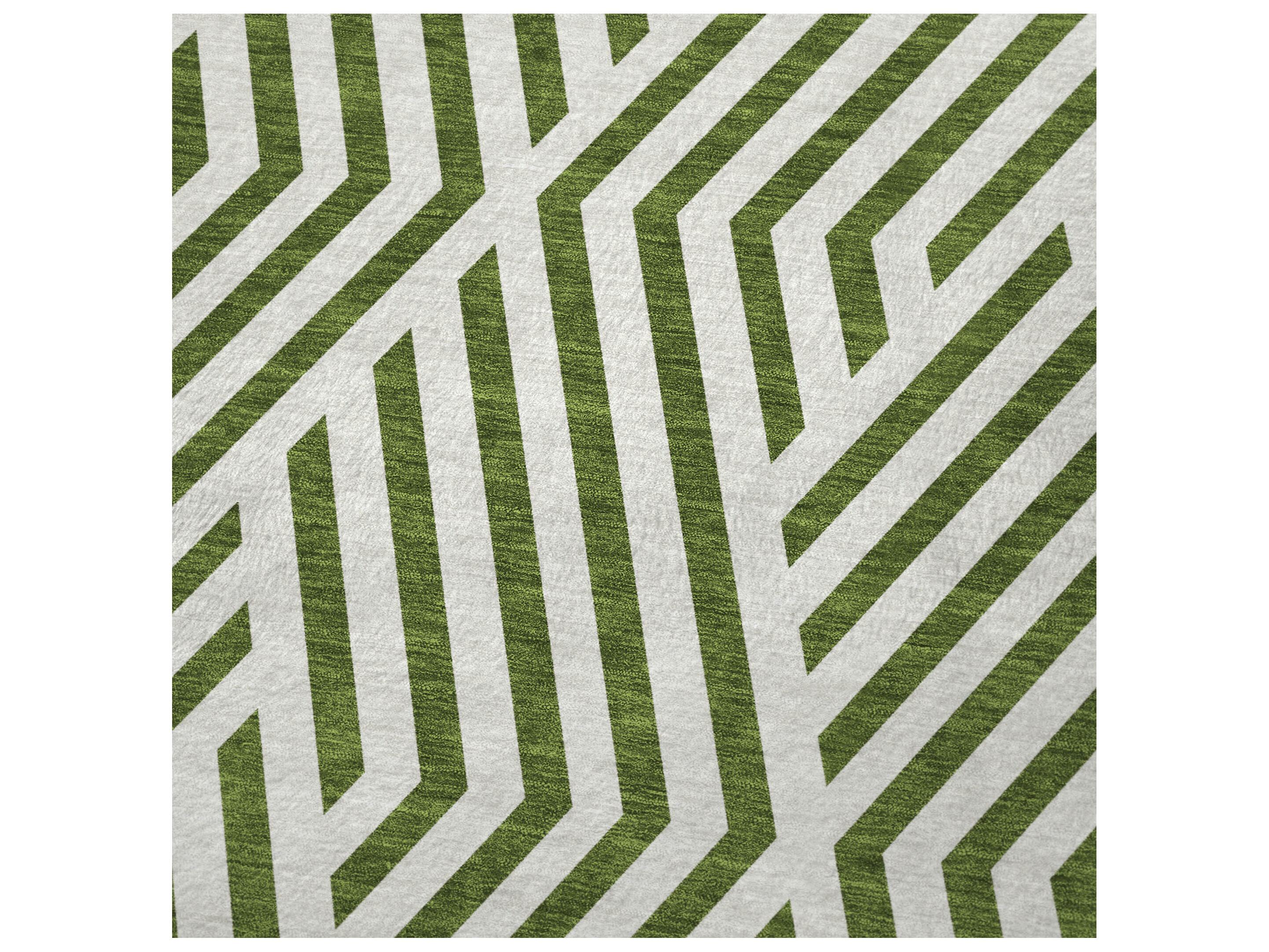 Dalyn Sherpa Green Polyester Throw