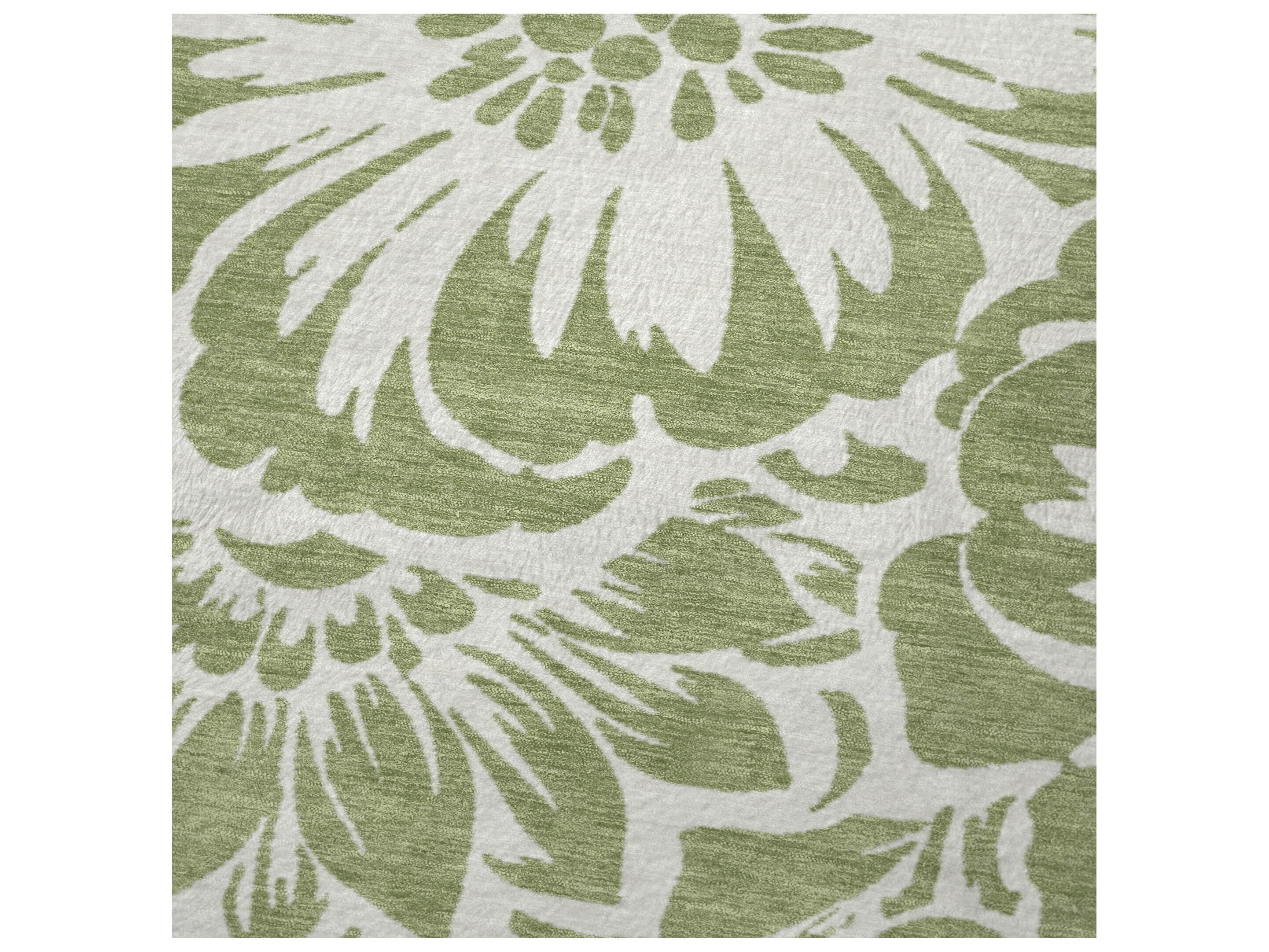 Dalyn Sherpa Green Polyester Throw