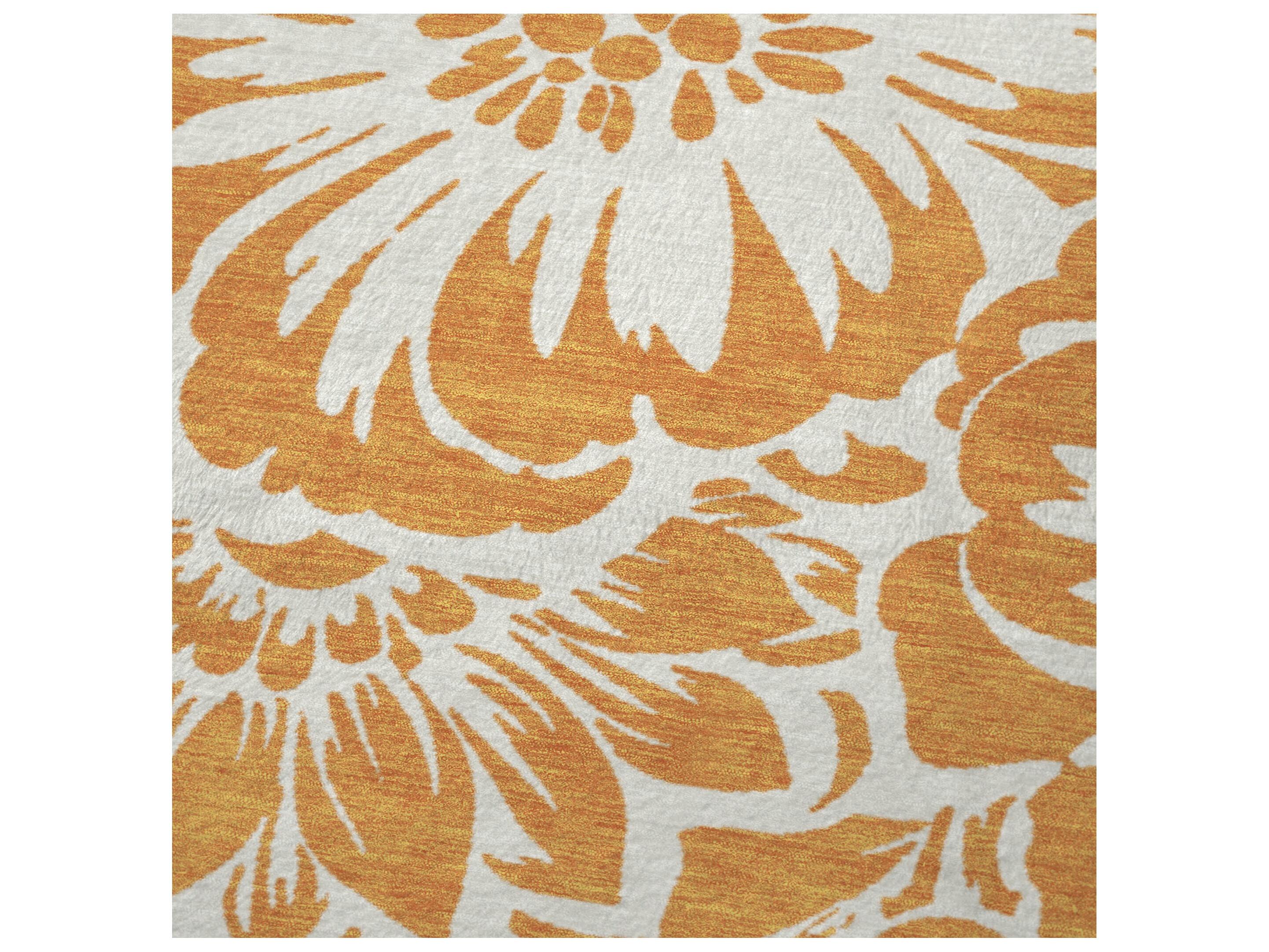 Dalyn Sherpa Orange Polyester Throw