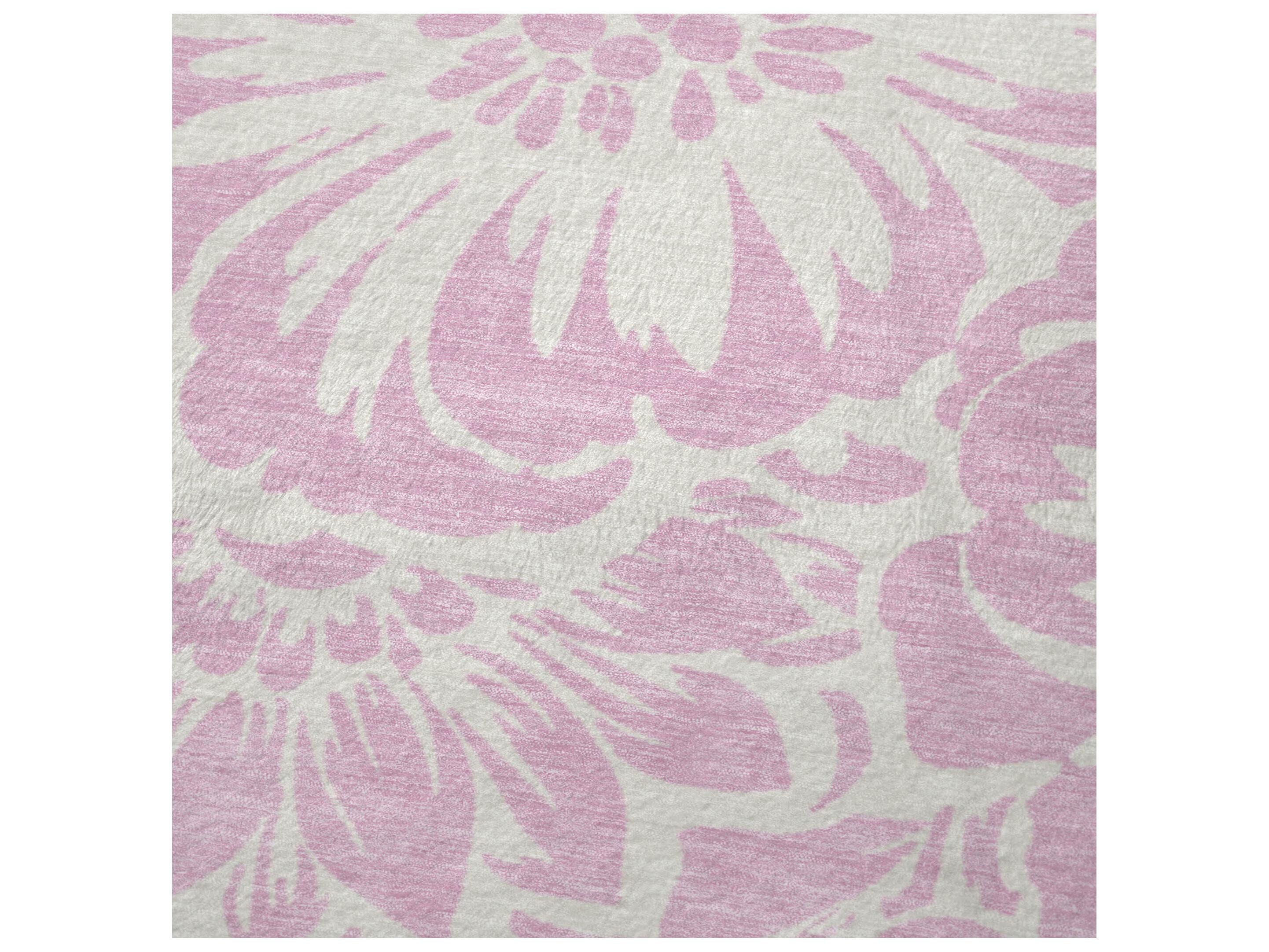 Dalyn Sherpa Pink Polyester Throw