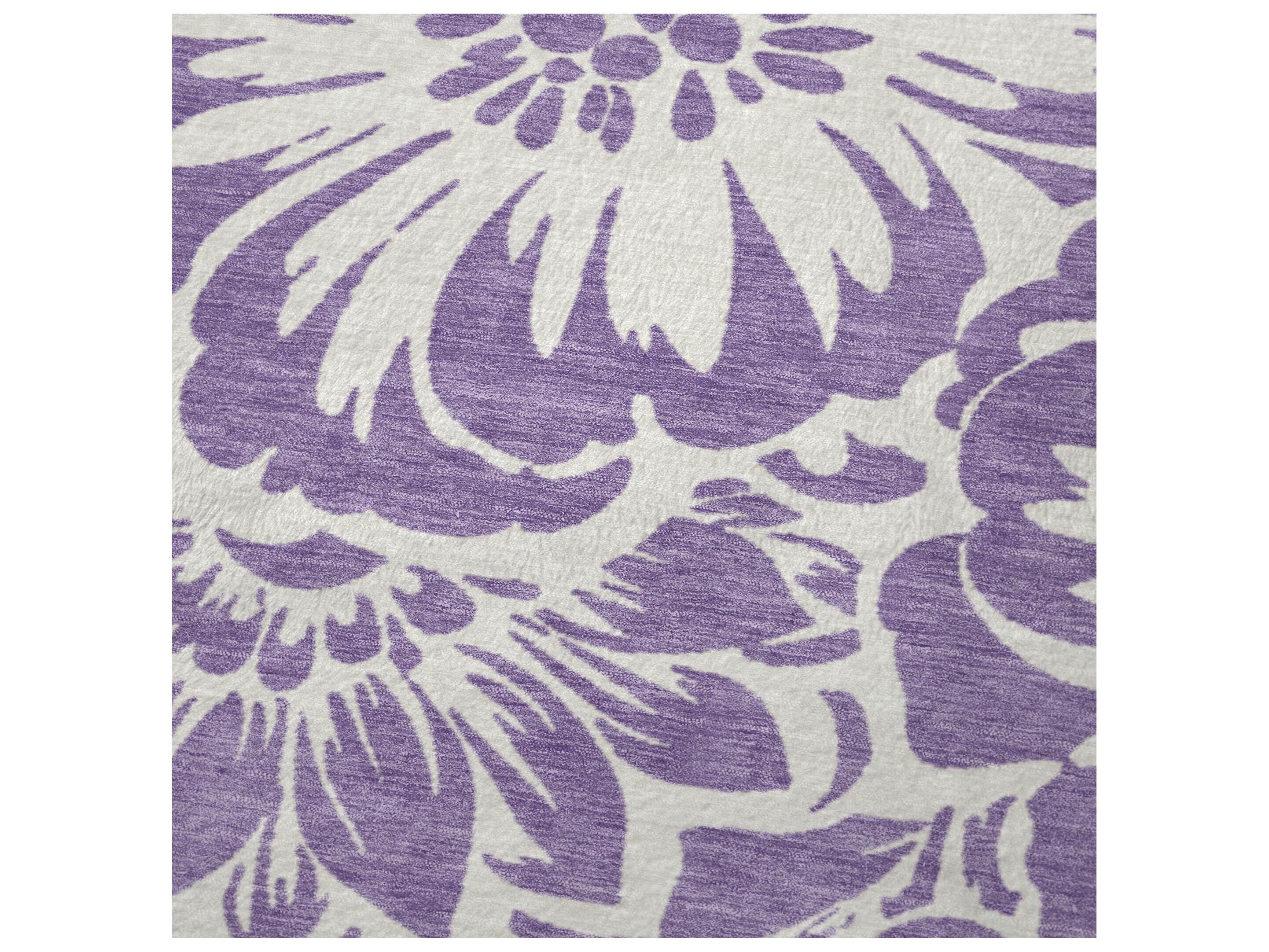 Dalyn Sherpa Purple Polyester Throw