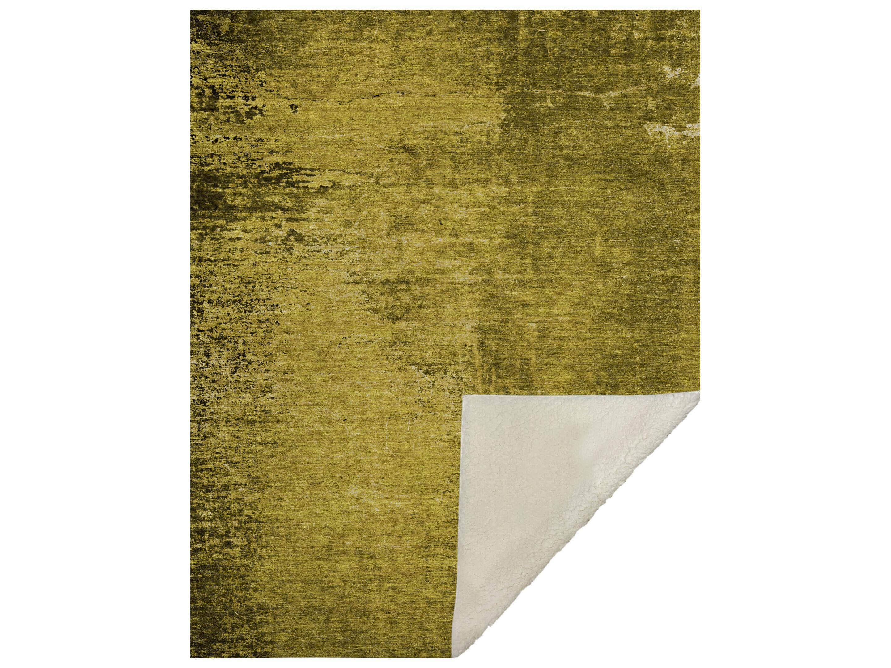 Dalyn Sherpa Gold Polyester Throw