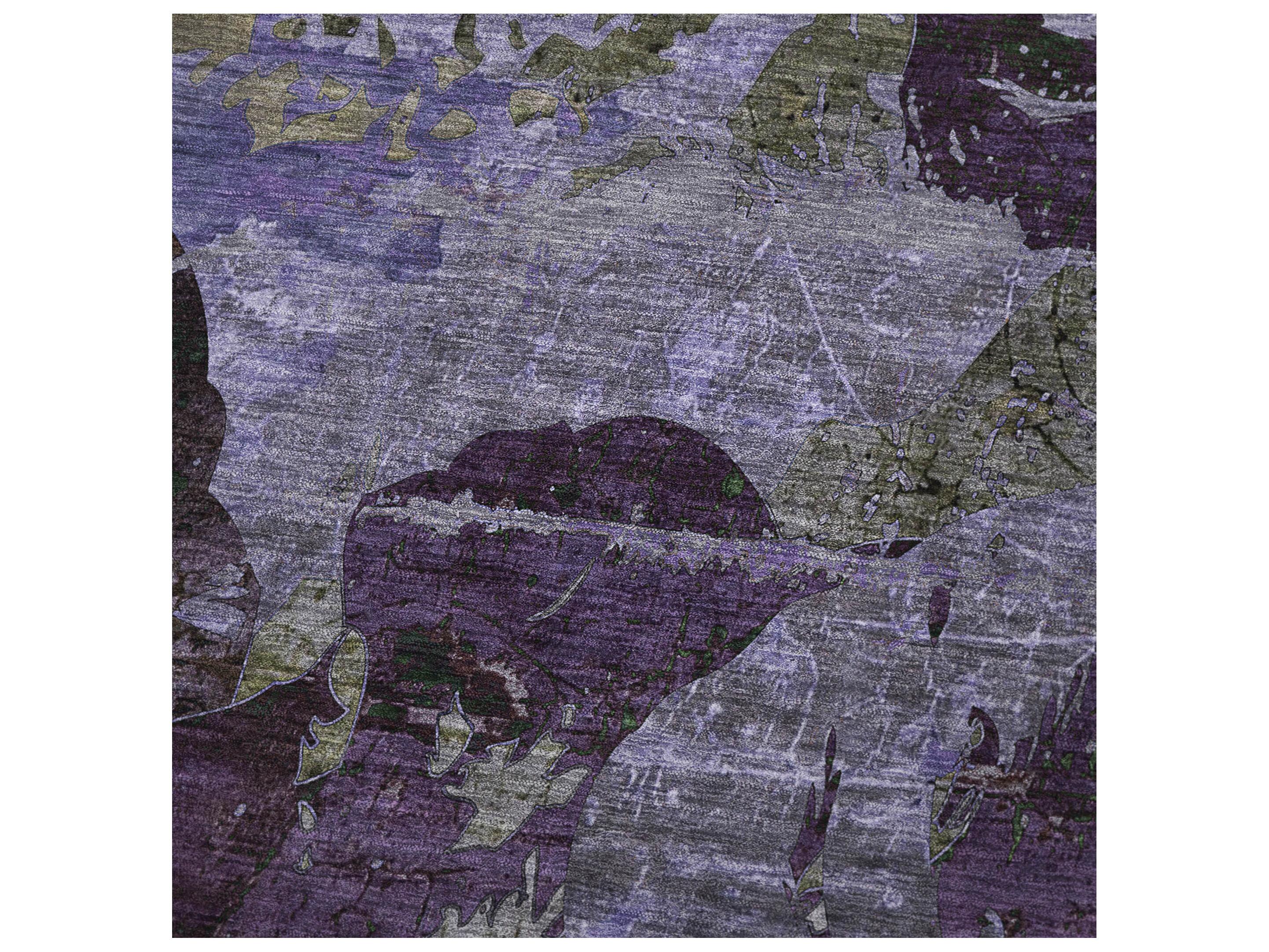 Dalyn Sherpa Purple Polyester Throw