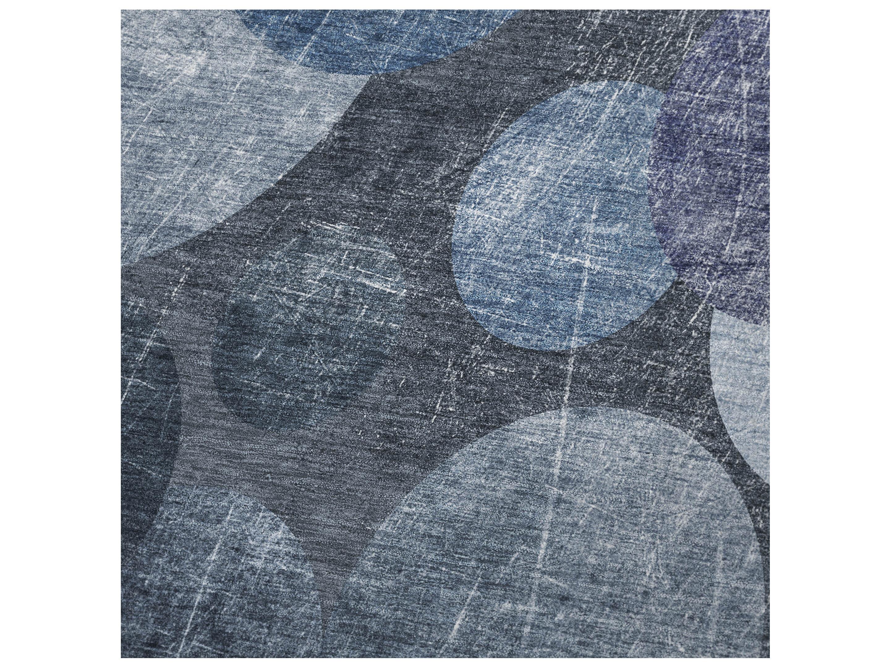 Dalyn Sherpa Blue Polyester Throw