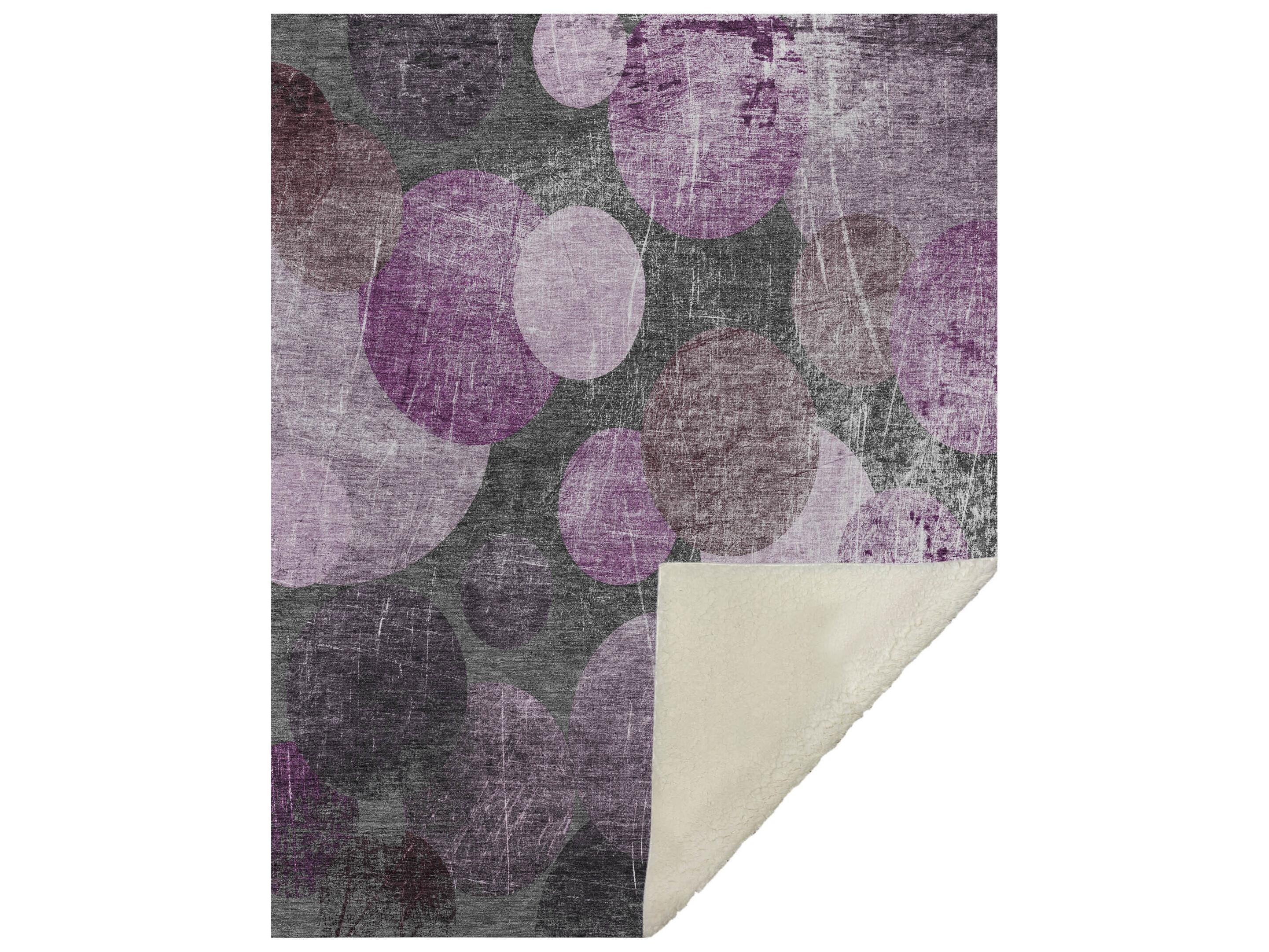 Dalyn Sherpa Red Polyester Throw