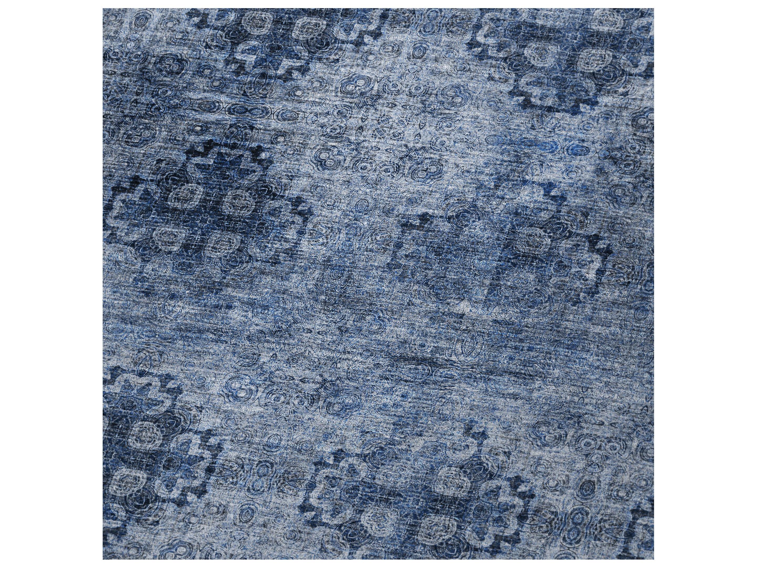 Dalyn Sherpa Blue Polyester Throw