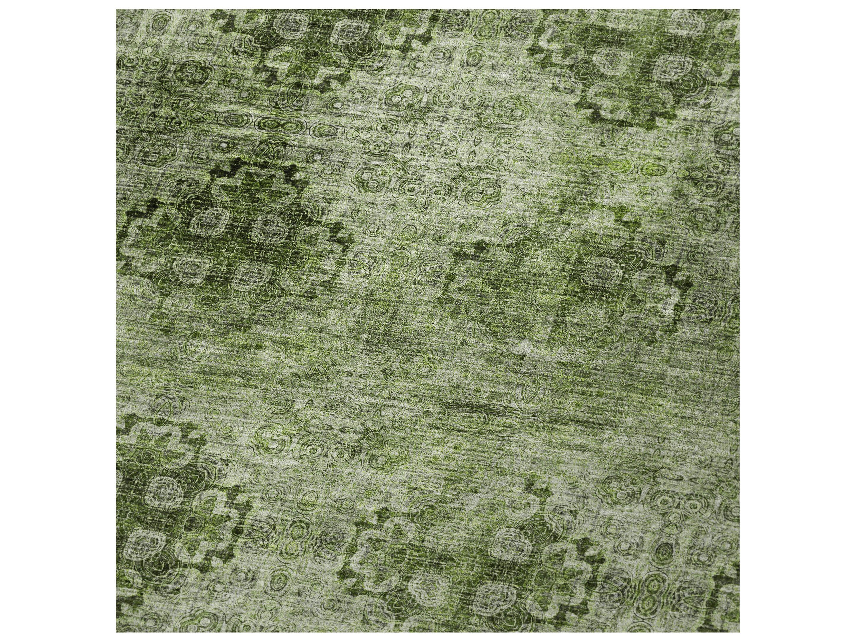 Dalyn Sherpa Green Polyester Throw