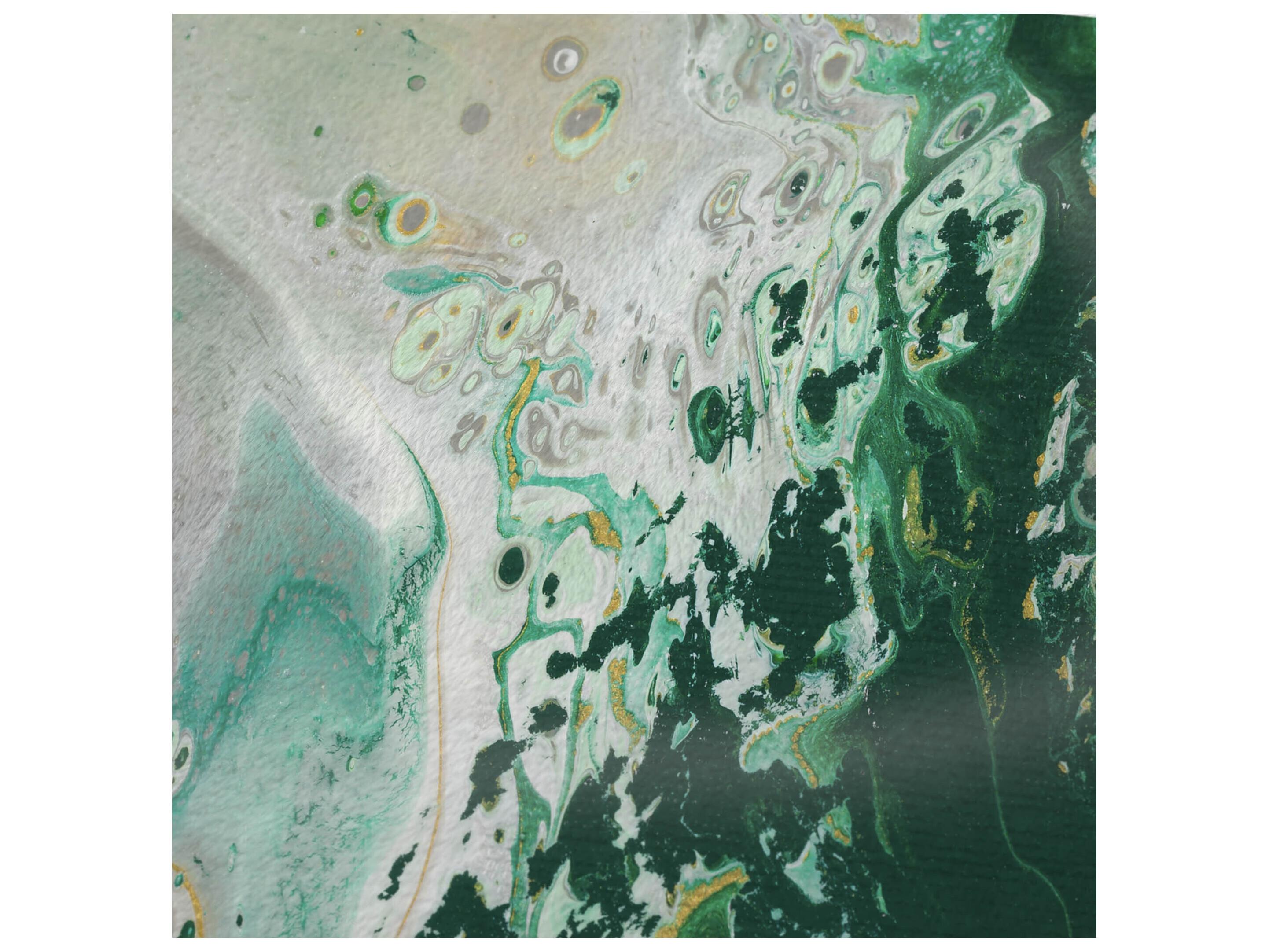 Dalyn Sherpa Green Polyester Throw