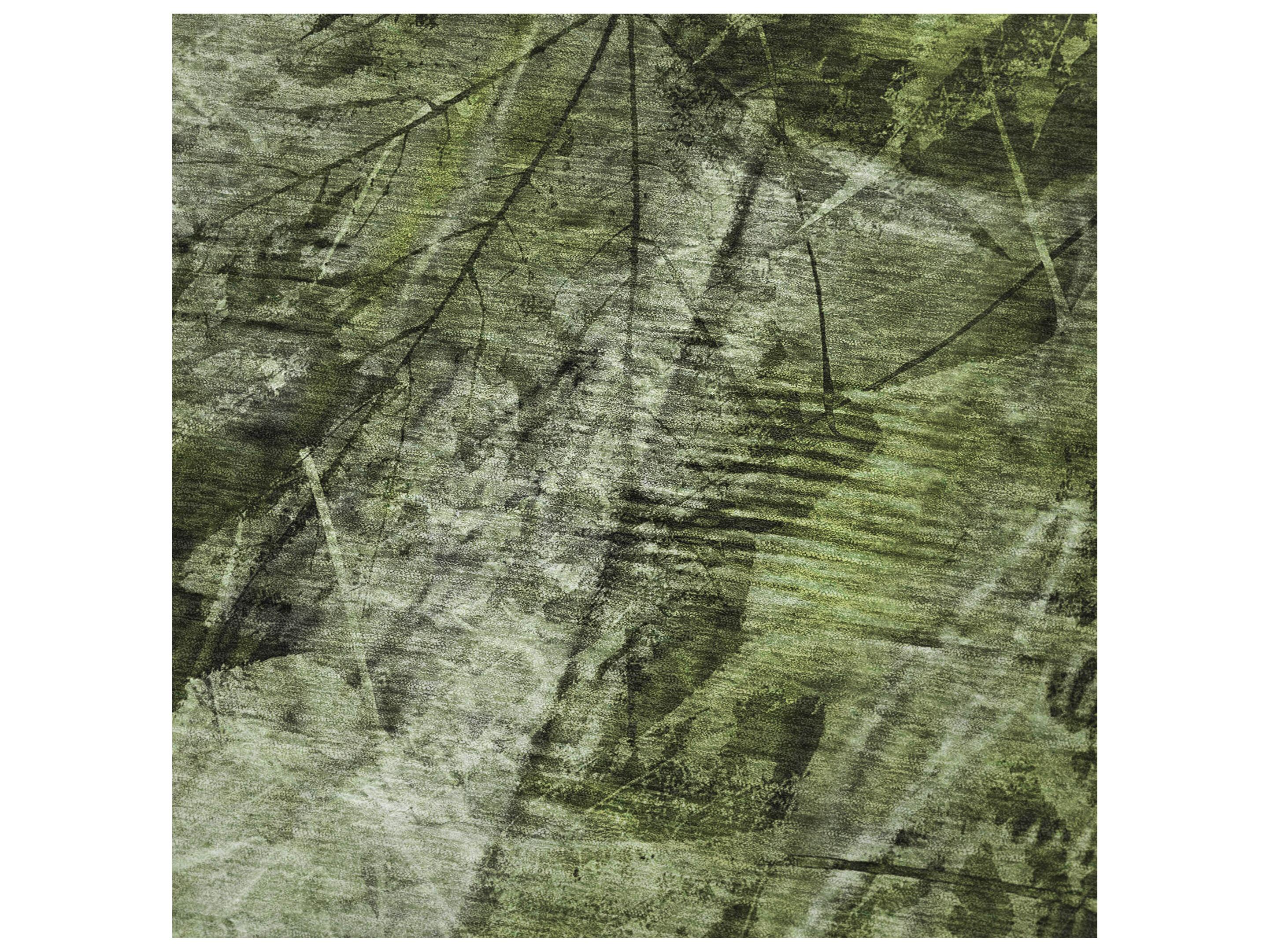 Dalyn Sherpa Green Polyester Throw