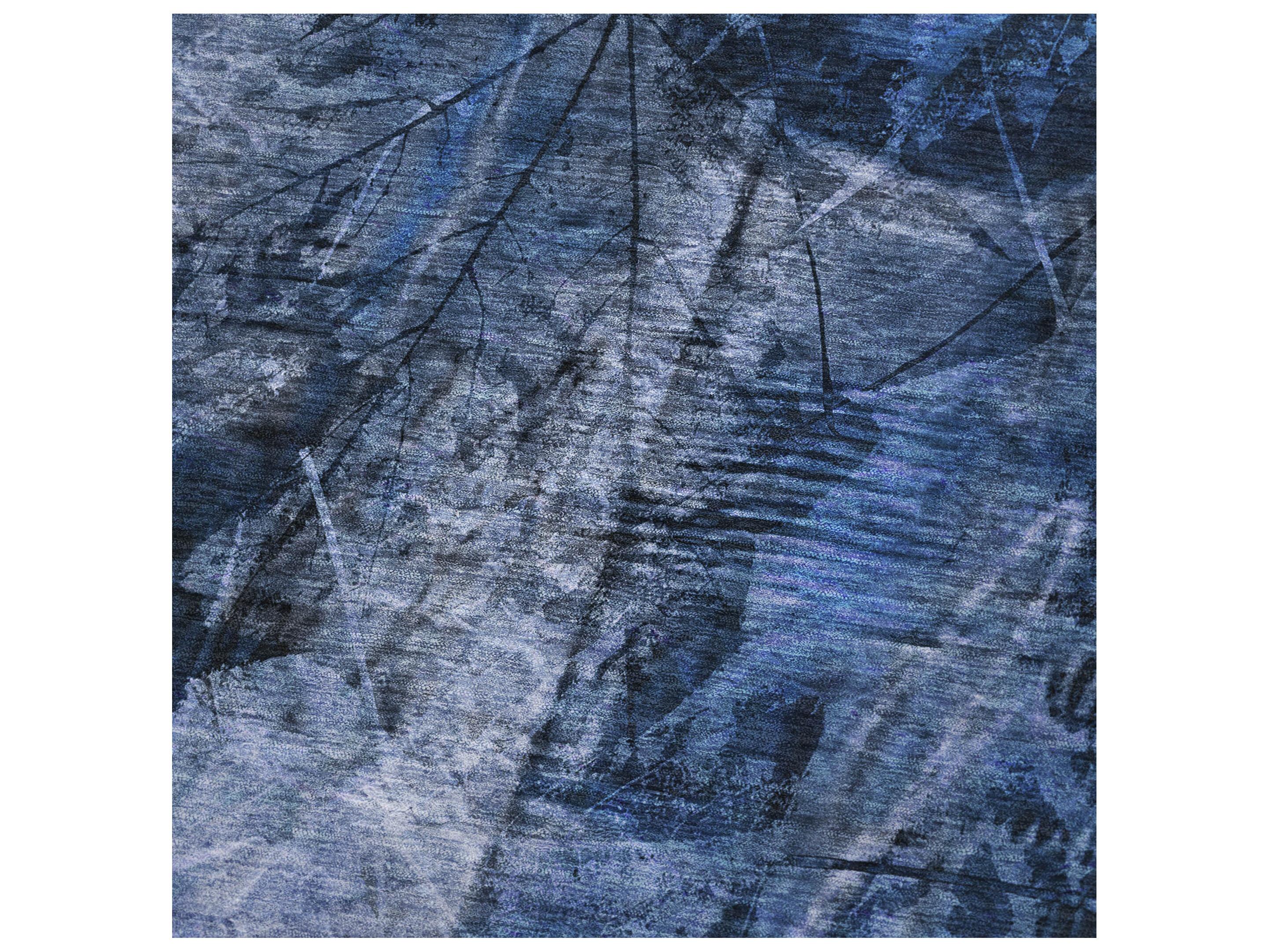 Dalyn Sherpa Blue Polyester Throw