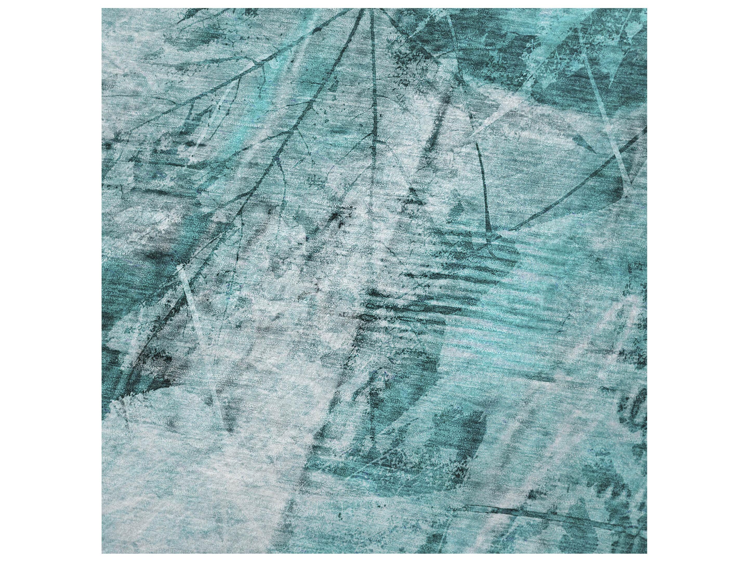 Dalyn Sherpa Teal Polyester Throw