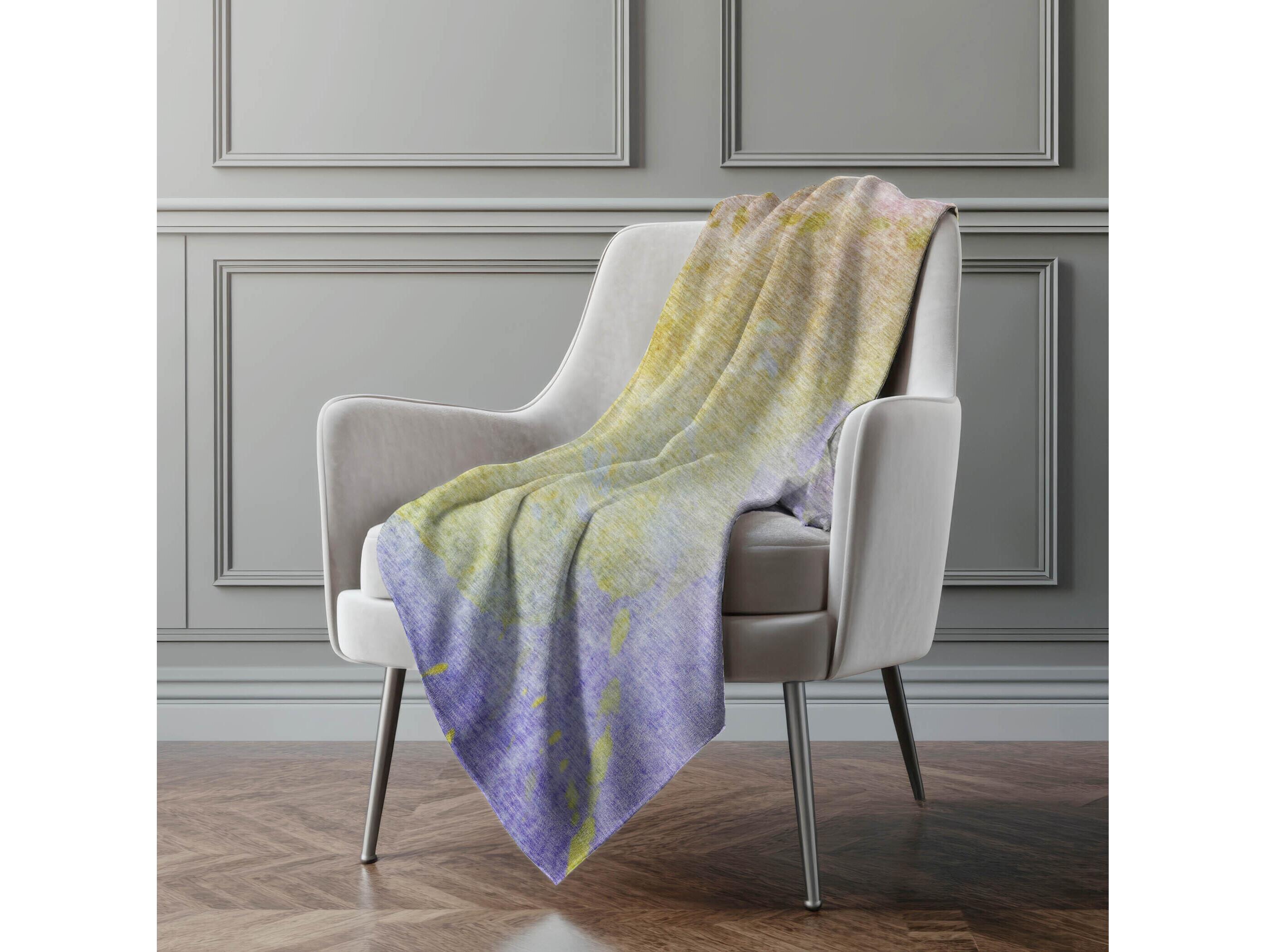 Dalyn Sherpa Gold Polyester Throw