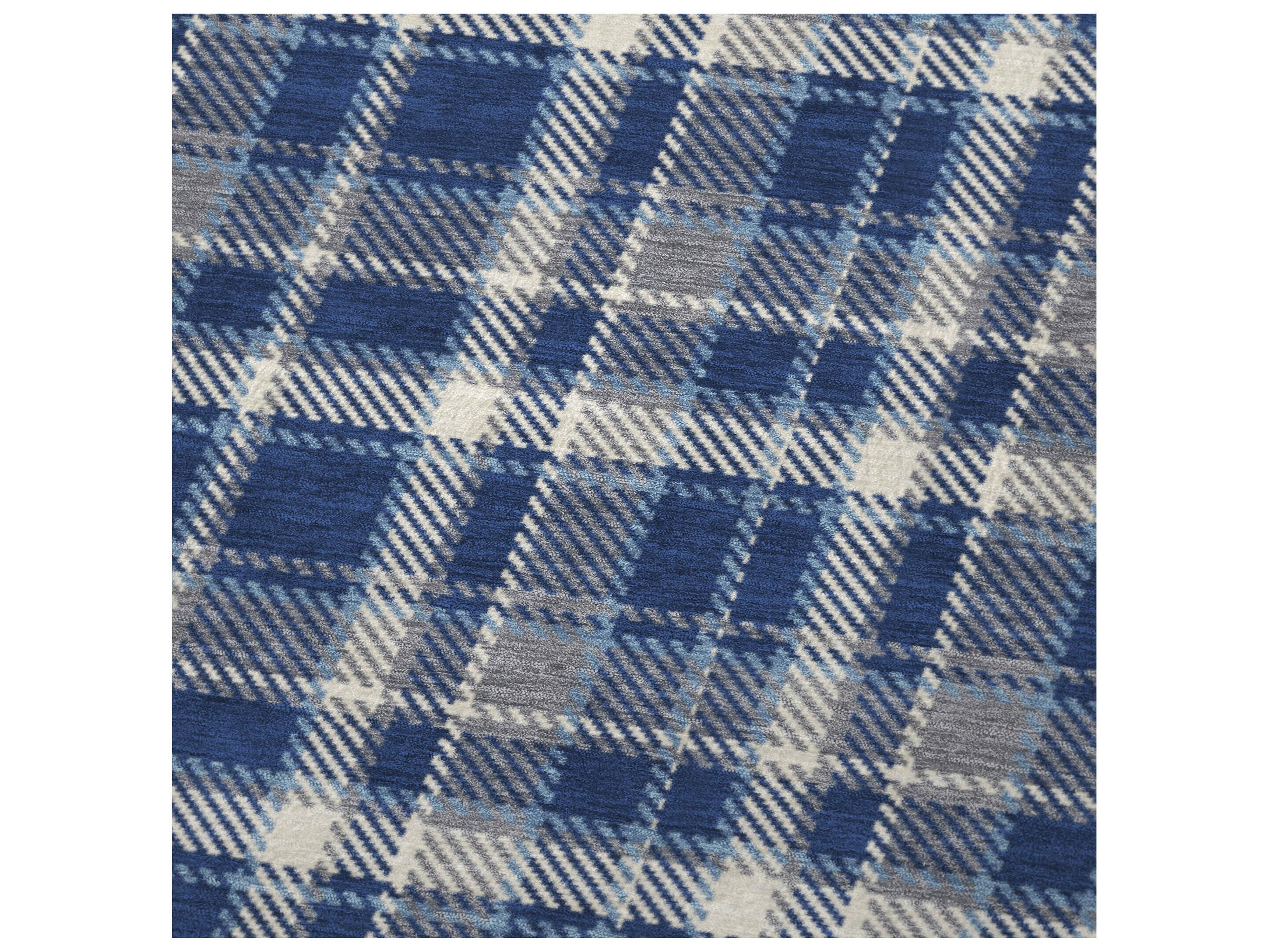 Dalyn Sherpa Blue Polyester Throw