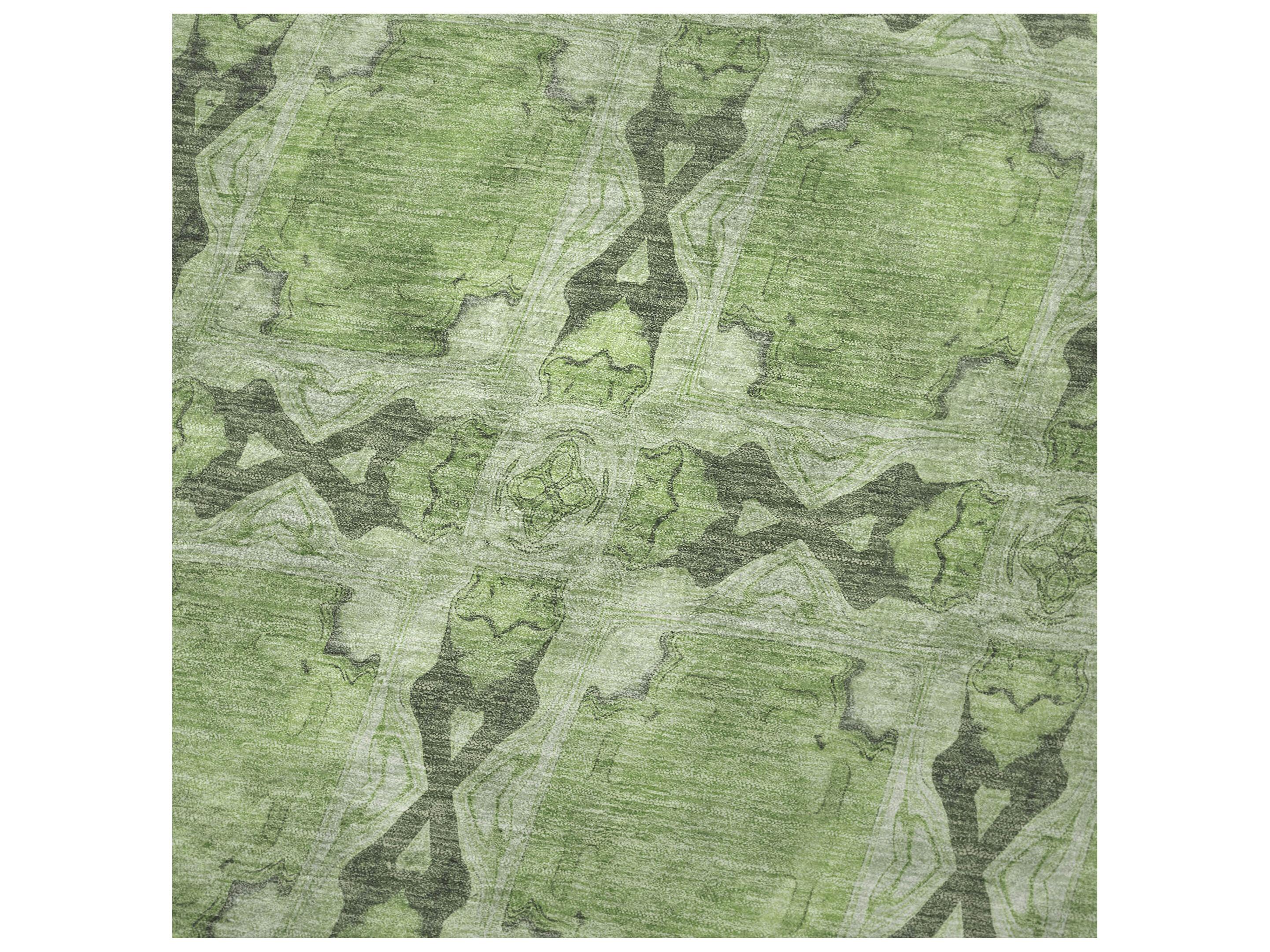 Dalyn Sherpa Green Polyester Throw