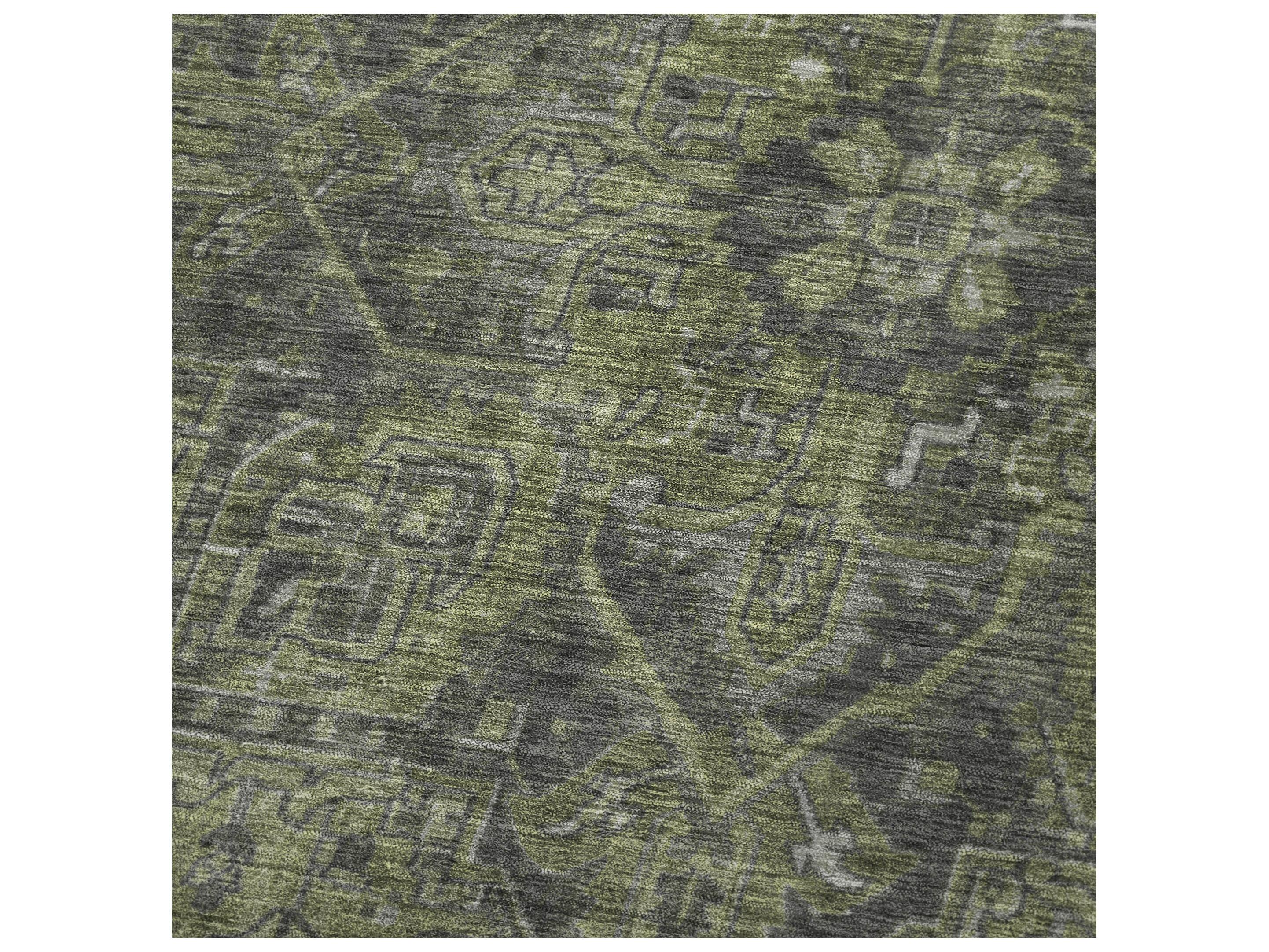 Dalyn Sherpa Green Polyester Throw