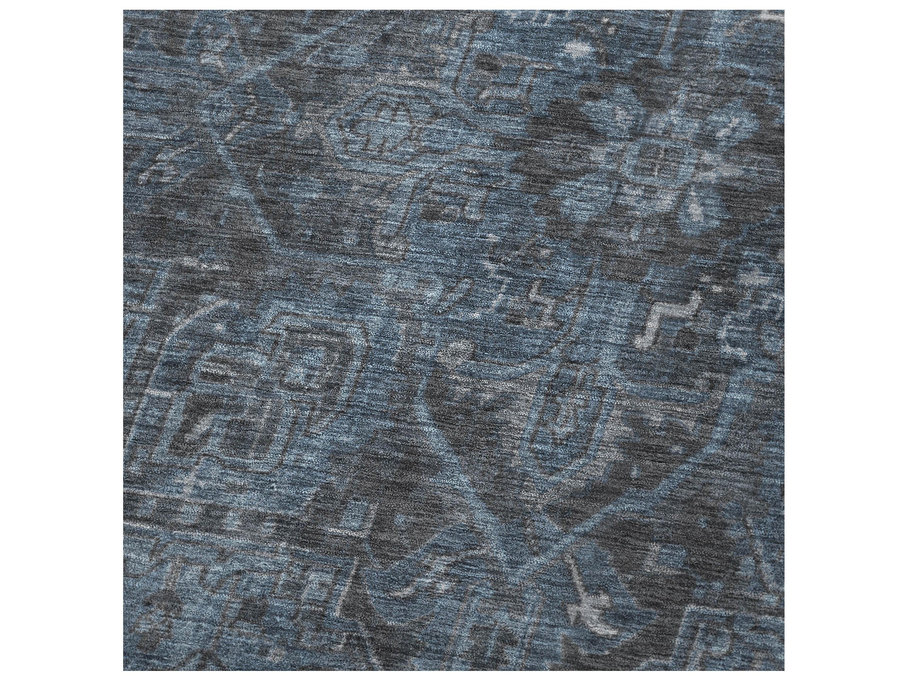Dalyn Sherpa Blue Polyester Throw