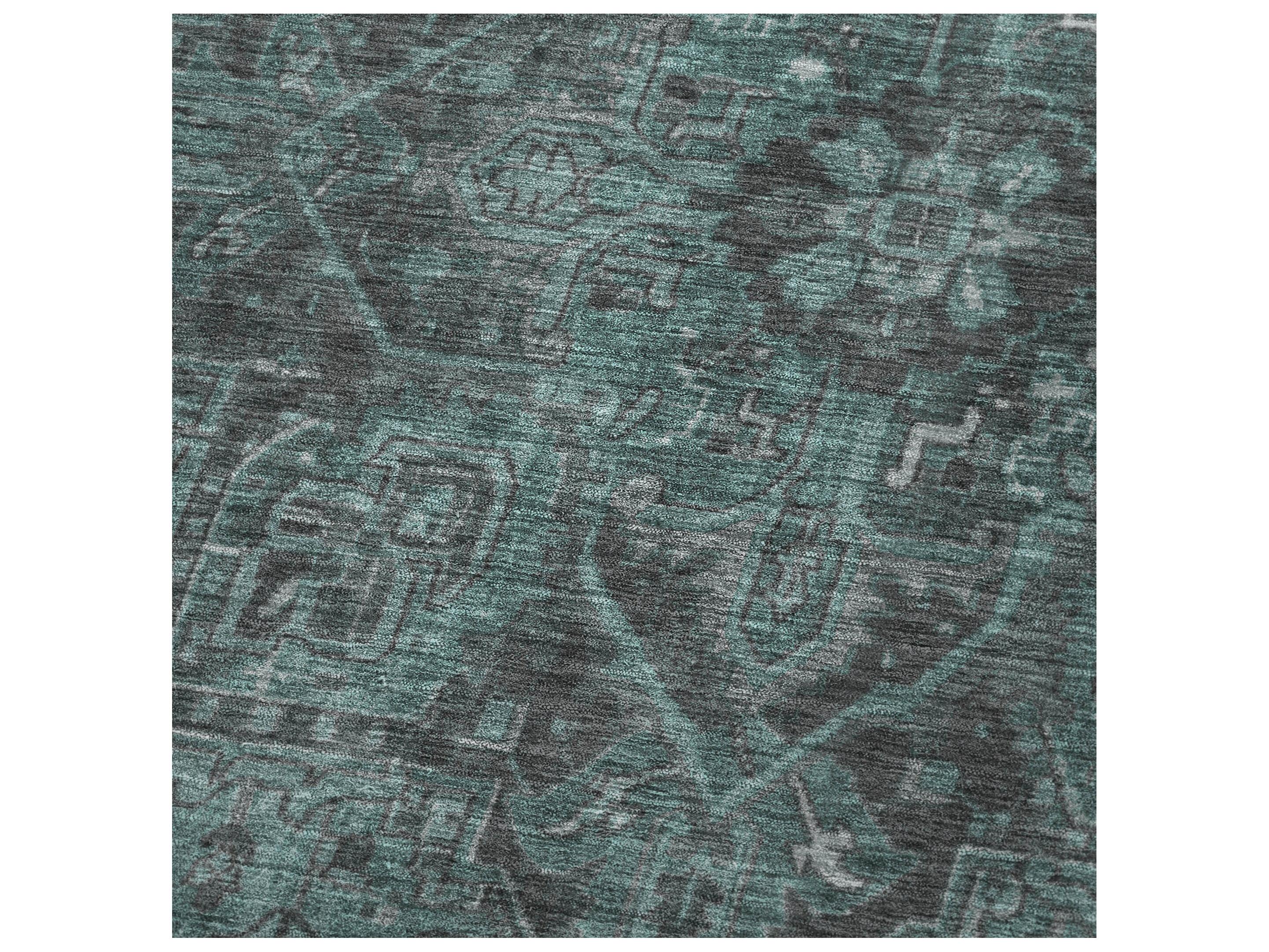 Dalyn Sherpa Teal Polyester Throw