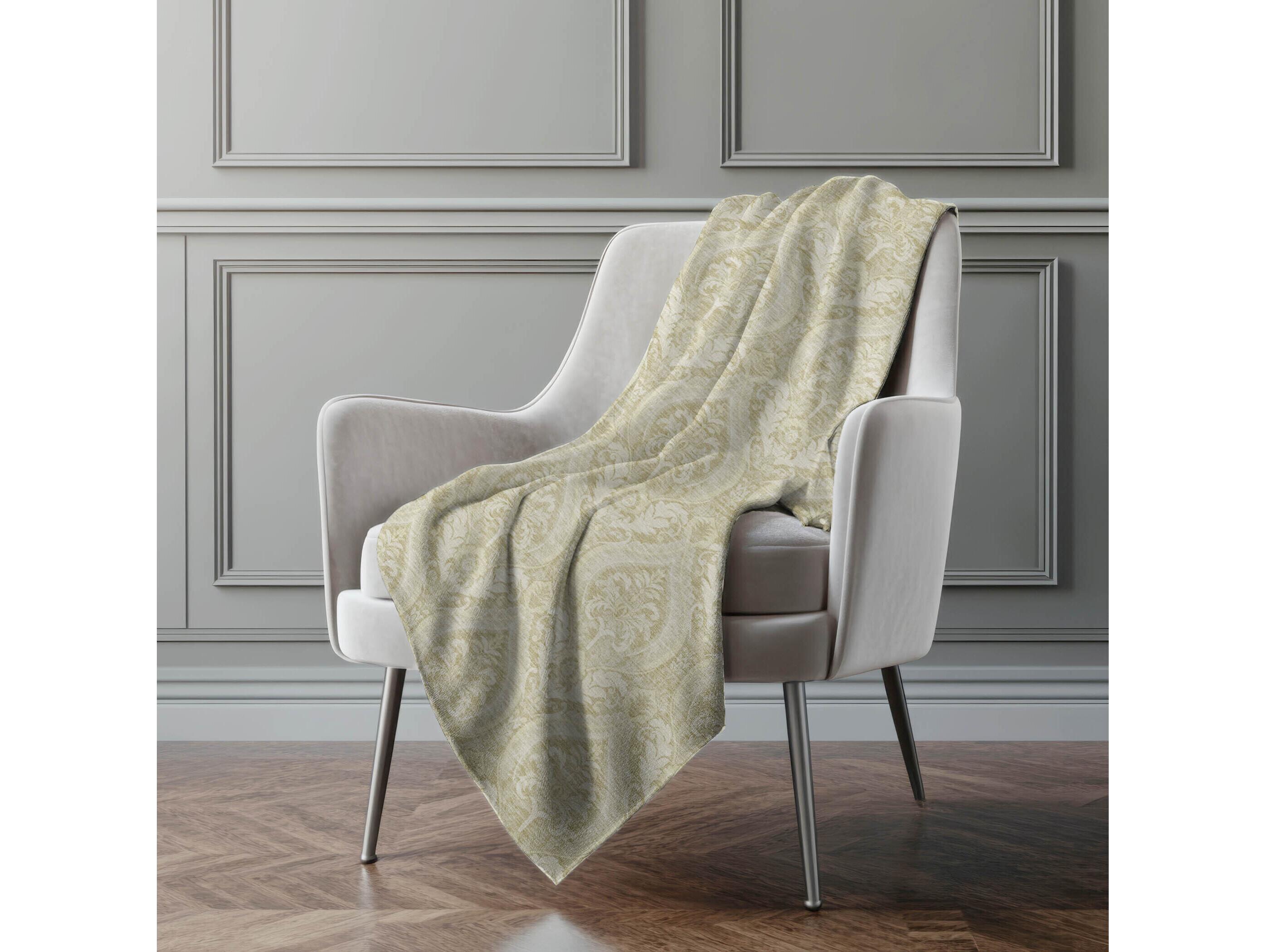 Dalyn Sherpa Brown Polyester Throw