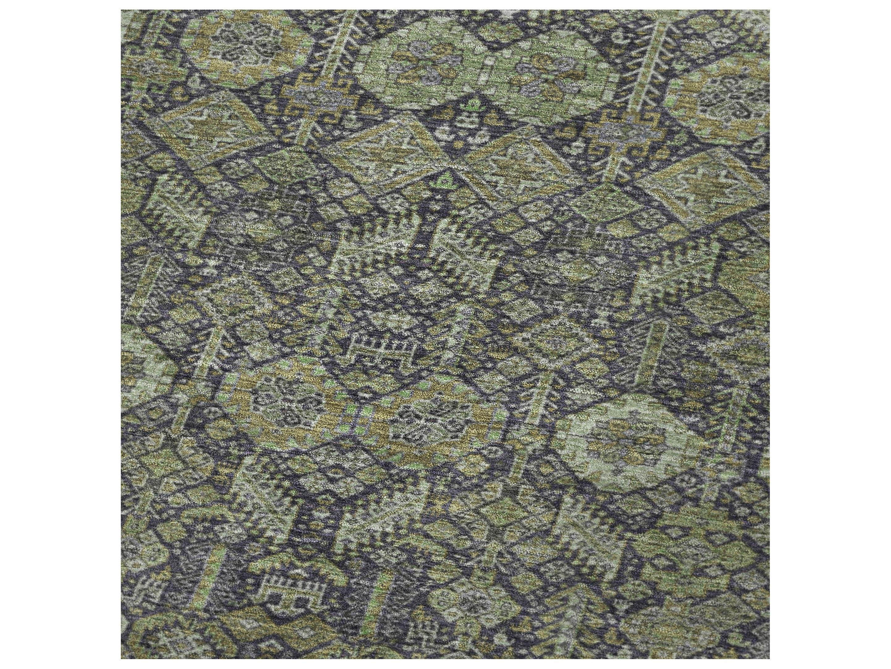 Dalyn Sherpa Green Polyester Throw