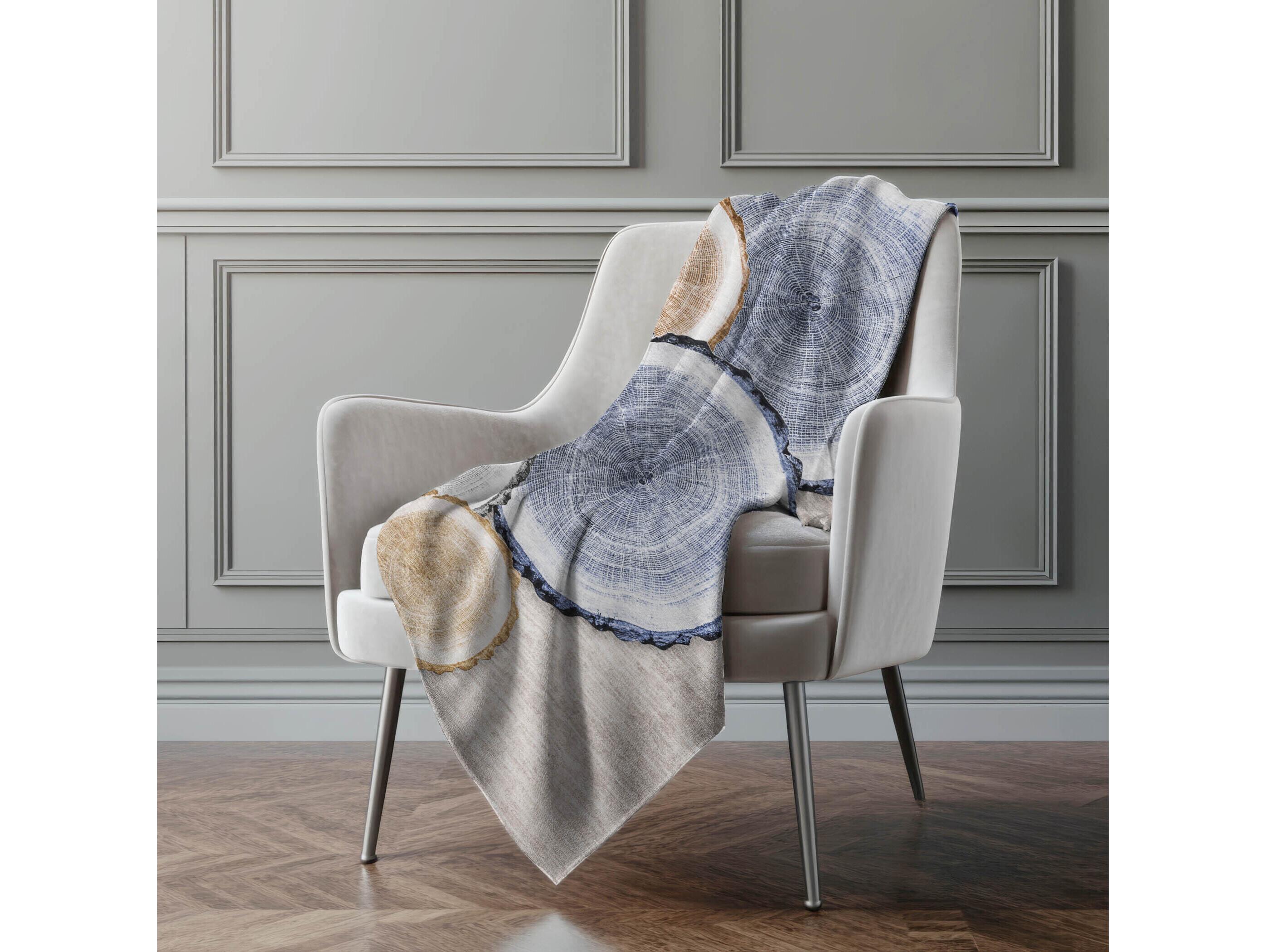 Dalyn Sherpa Brown Polyester Throw