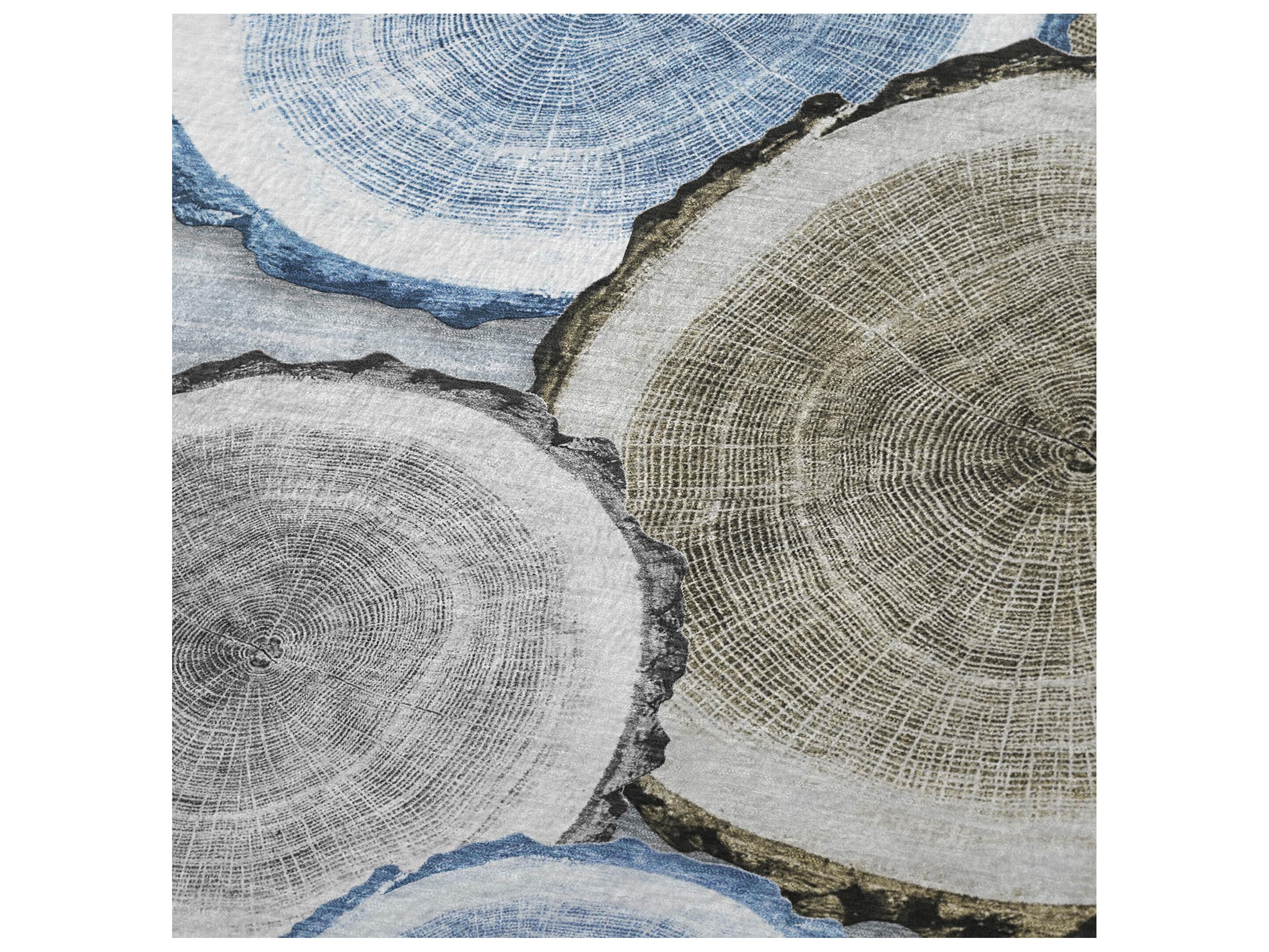 Dalyn Sherpa Blue Polyester Throw