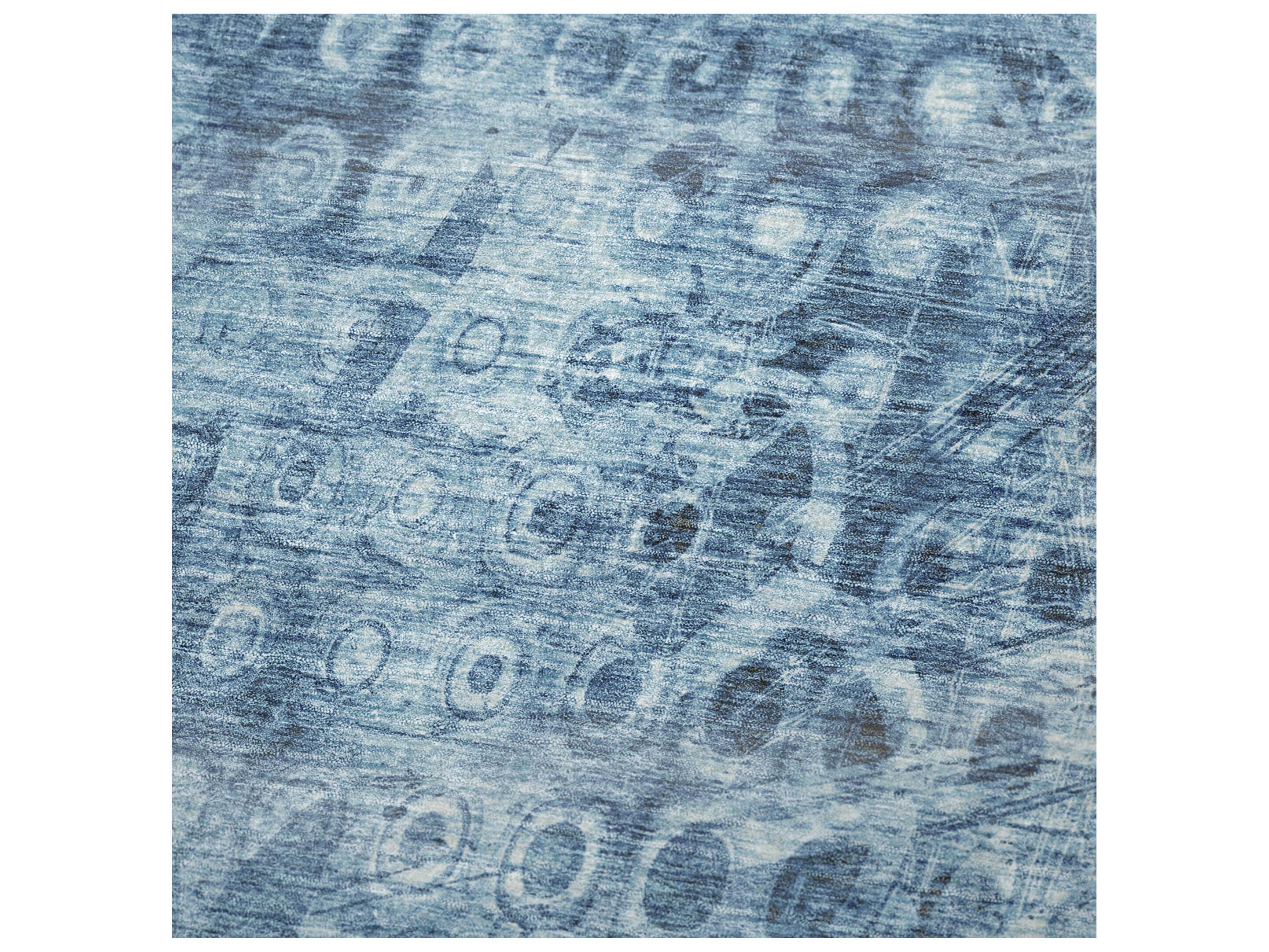 Dalyn Sherpa Blue Polyester Throw