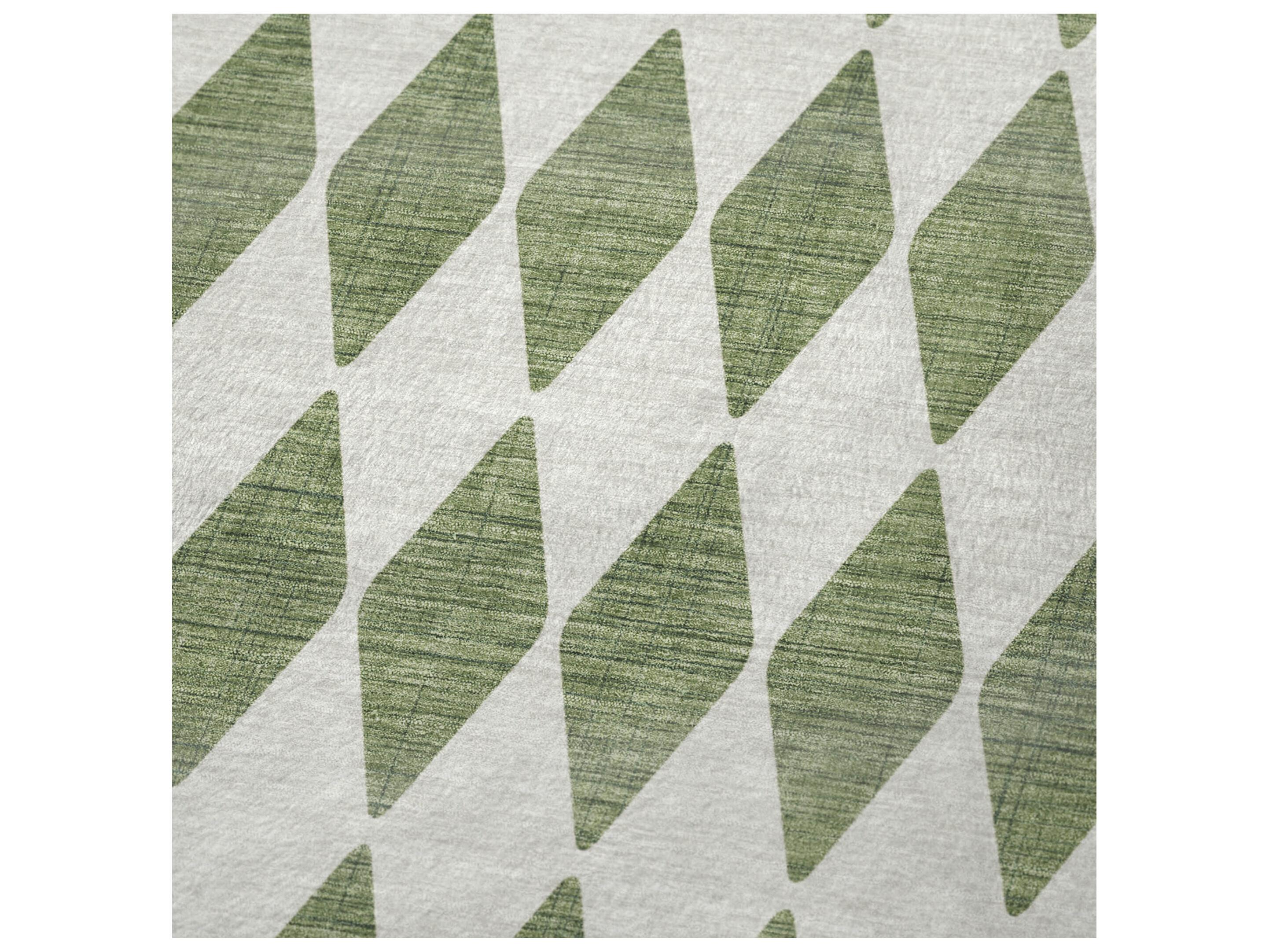 Dalyn Sherpa Green Polyester Throw