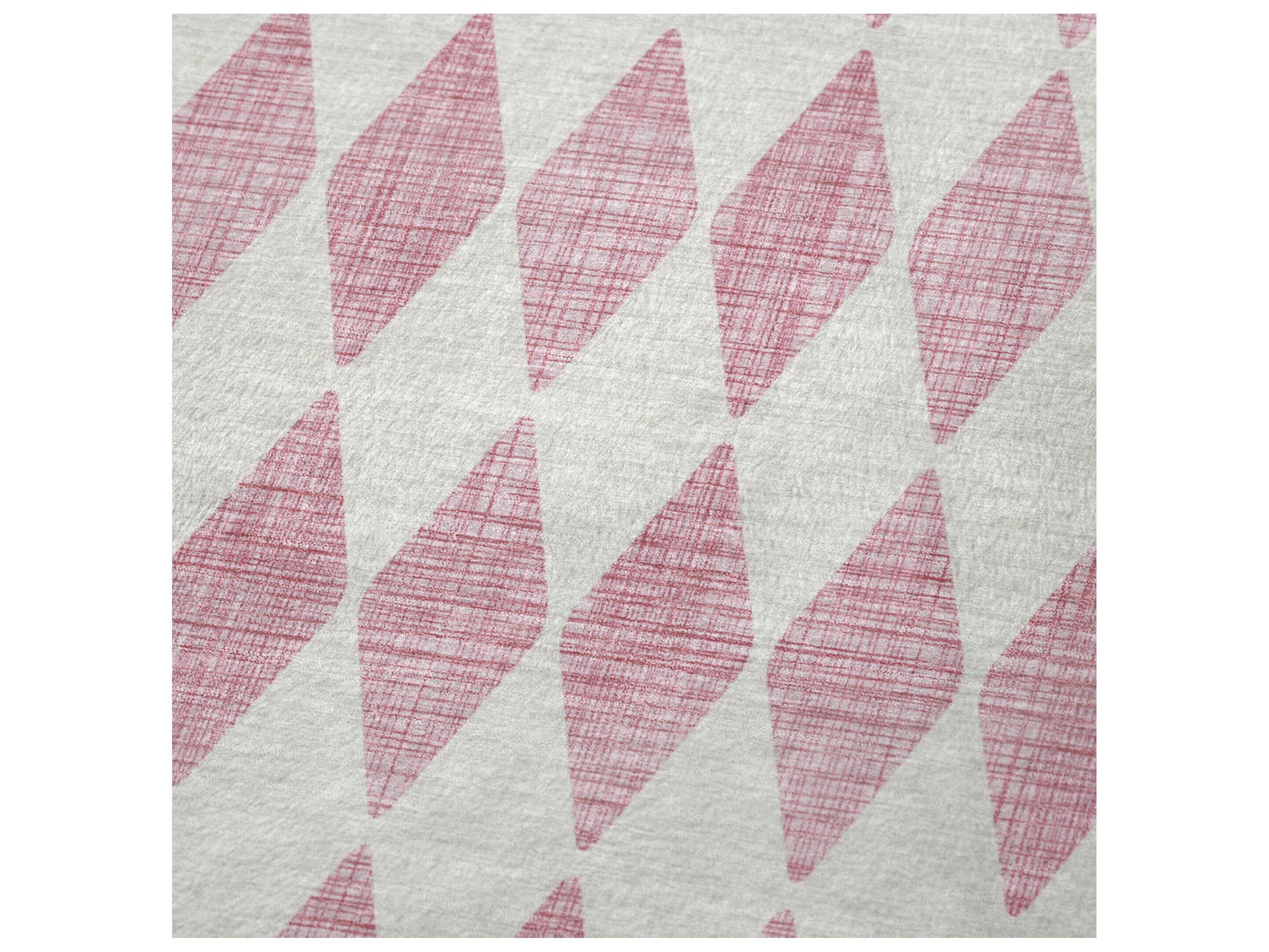 Dalyn Sherpa Pink Polyester Throw
