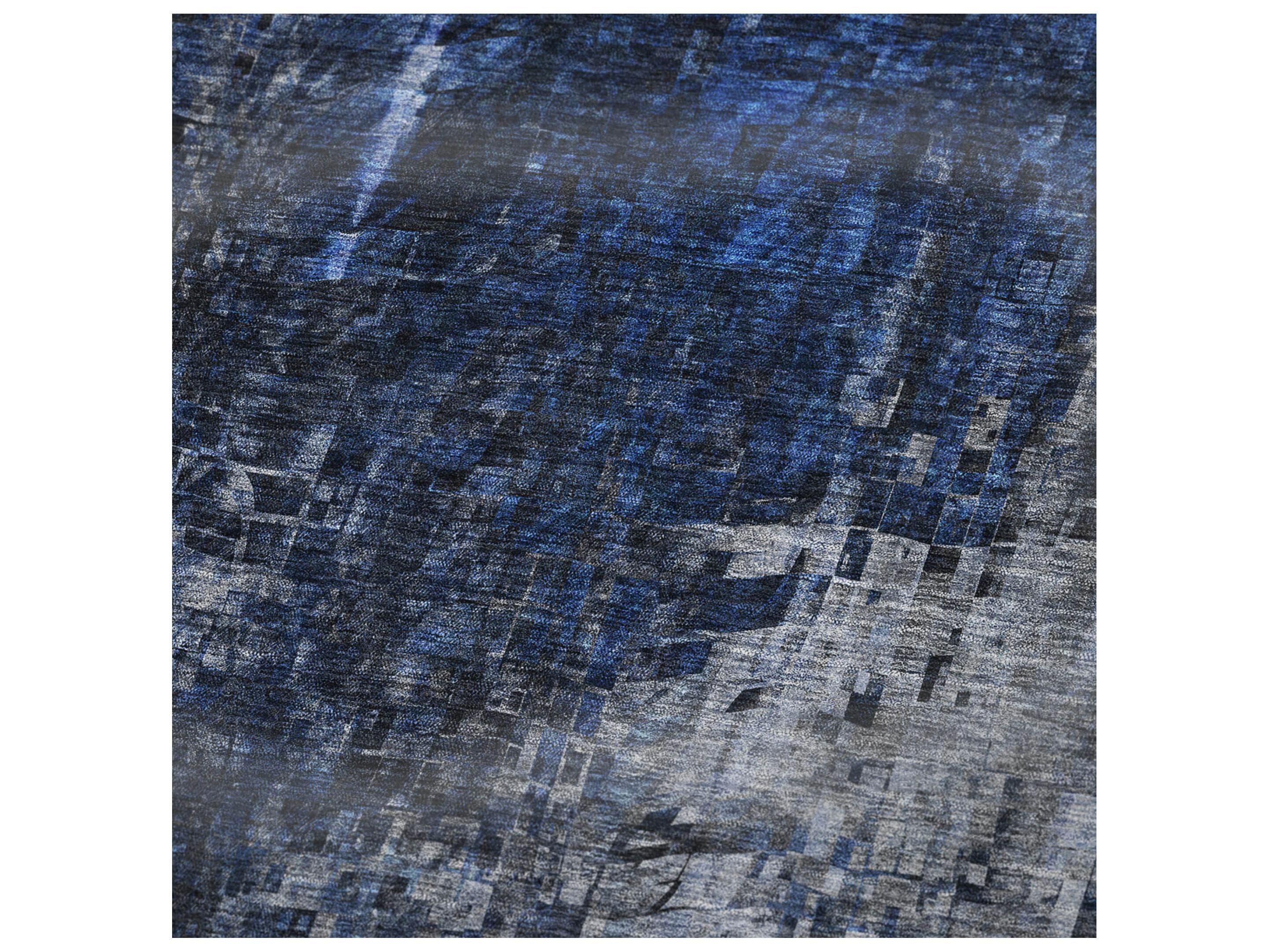 Dalyn Sherpa Blue Polyester Throw