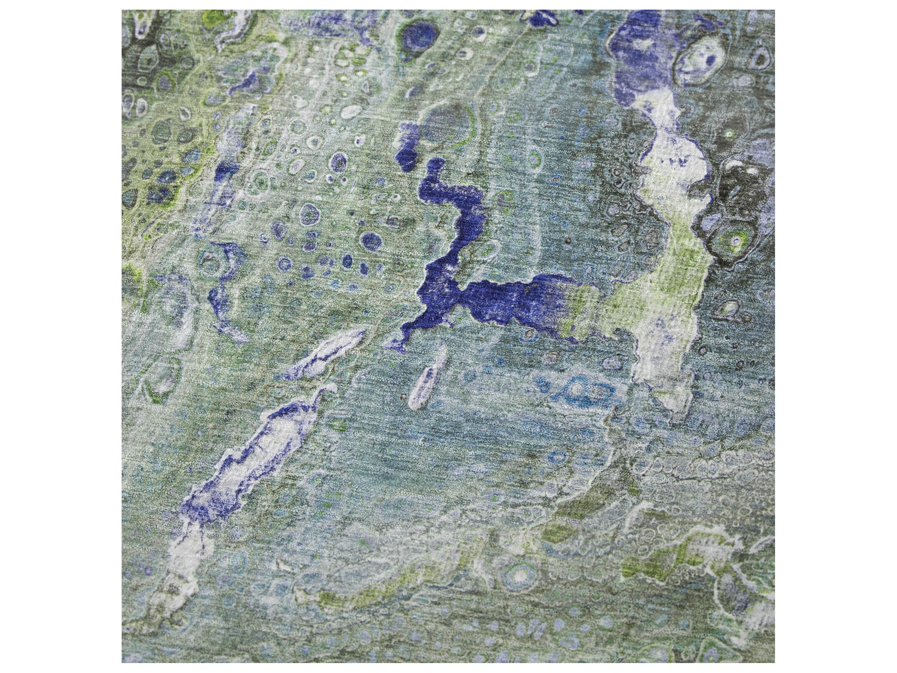 Dalyn Sherpa Green Polyester Throw