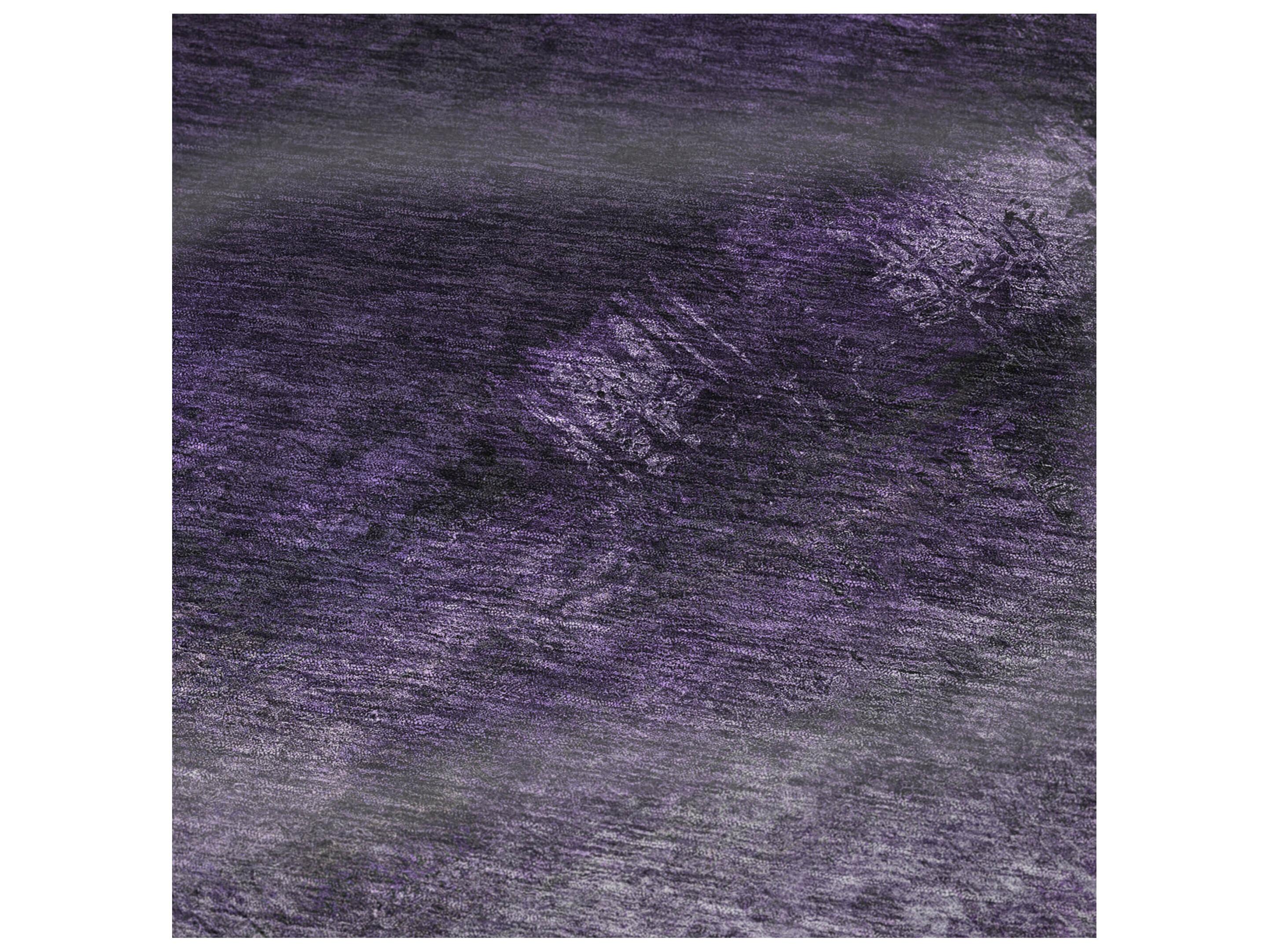 Dalyn Sherpa Purple Polyester Throw