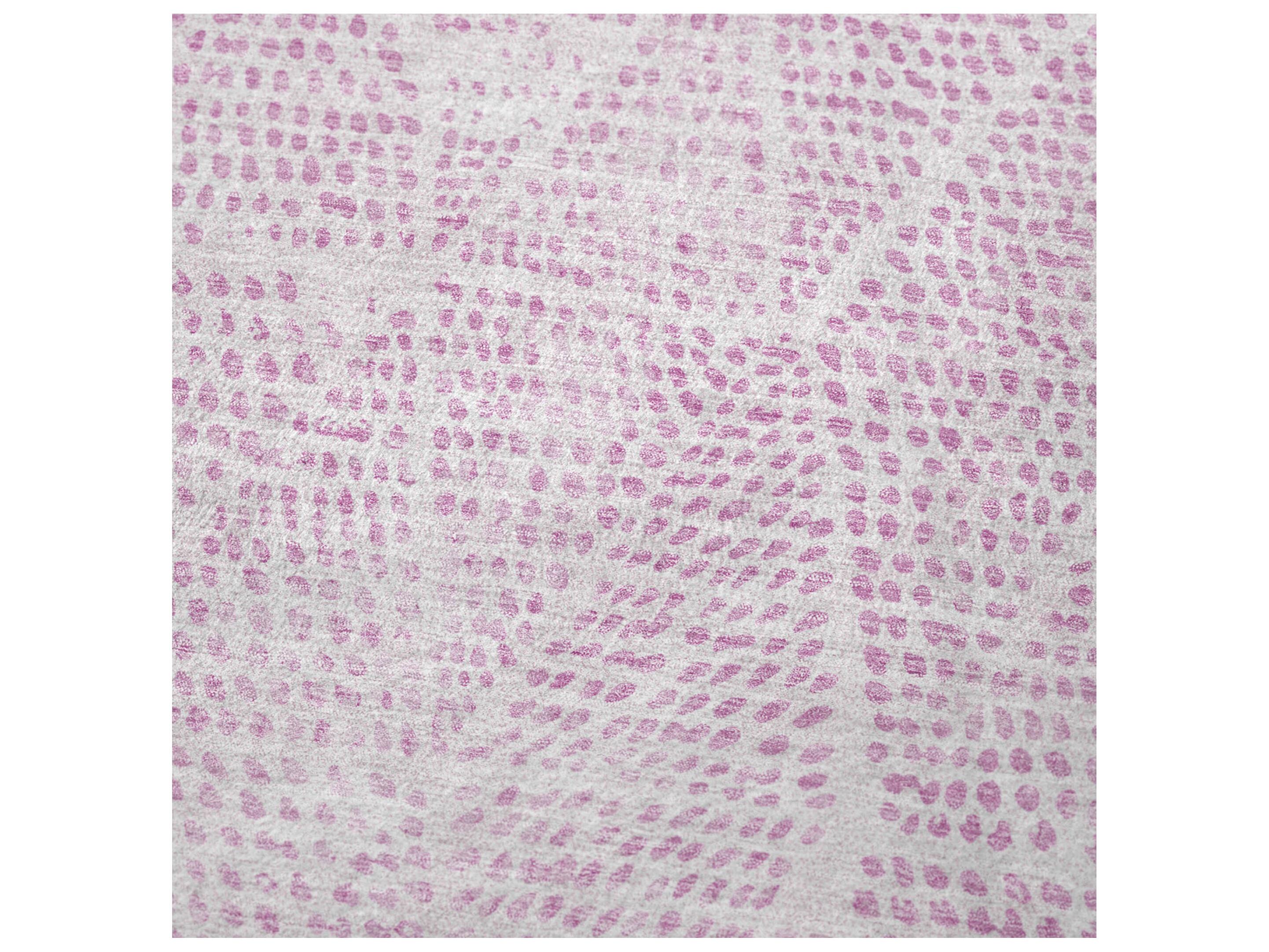 Dalyn Sherpa Pink Polyester Throw
