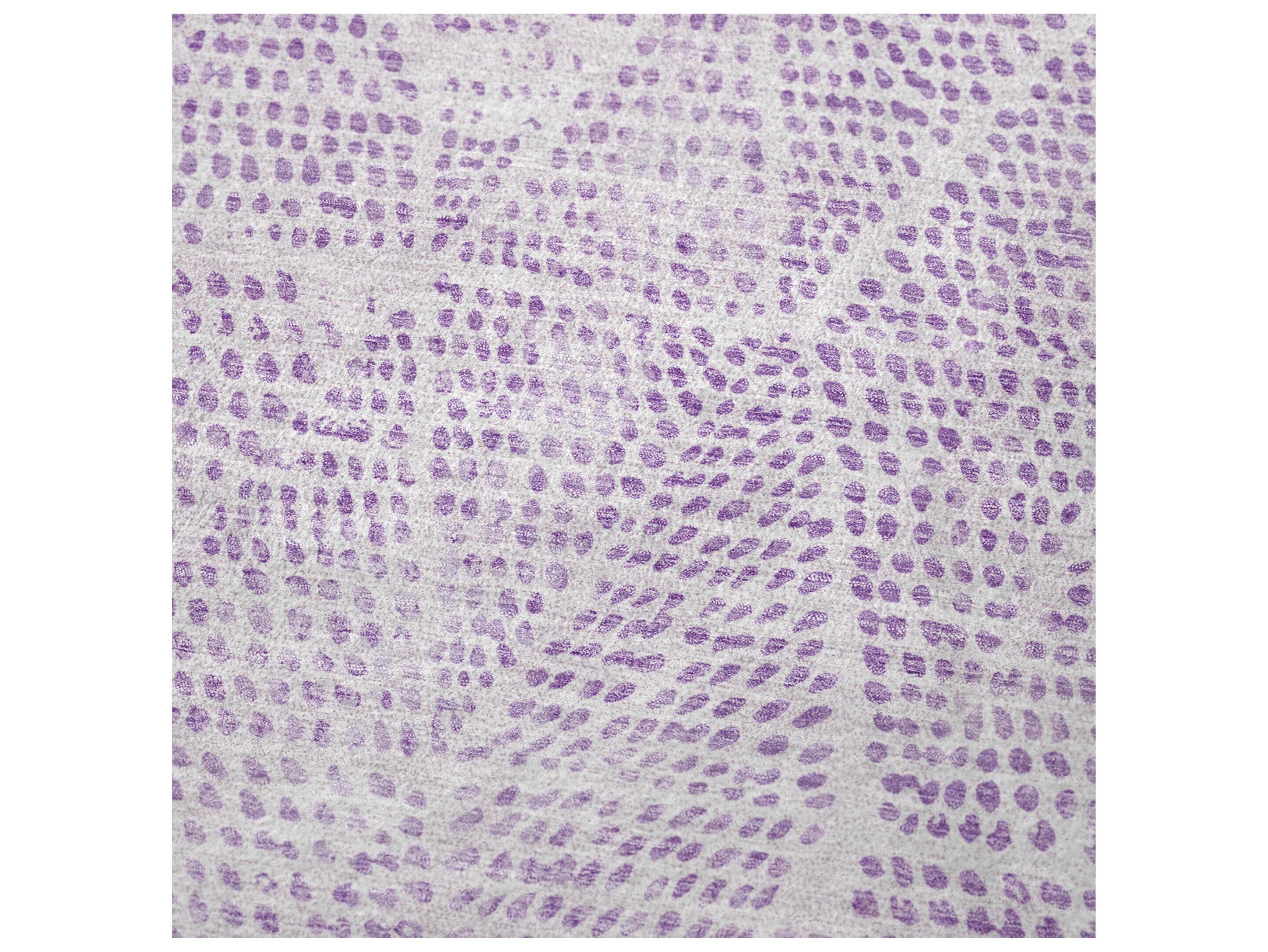 Dalyn Sherpa Purple Polyester Throw