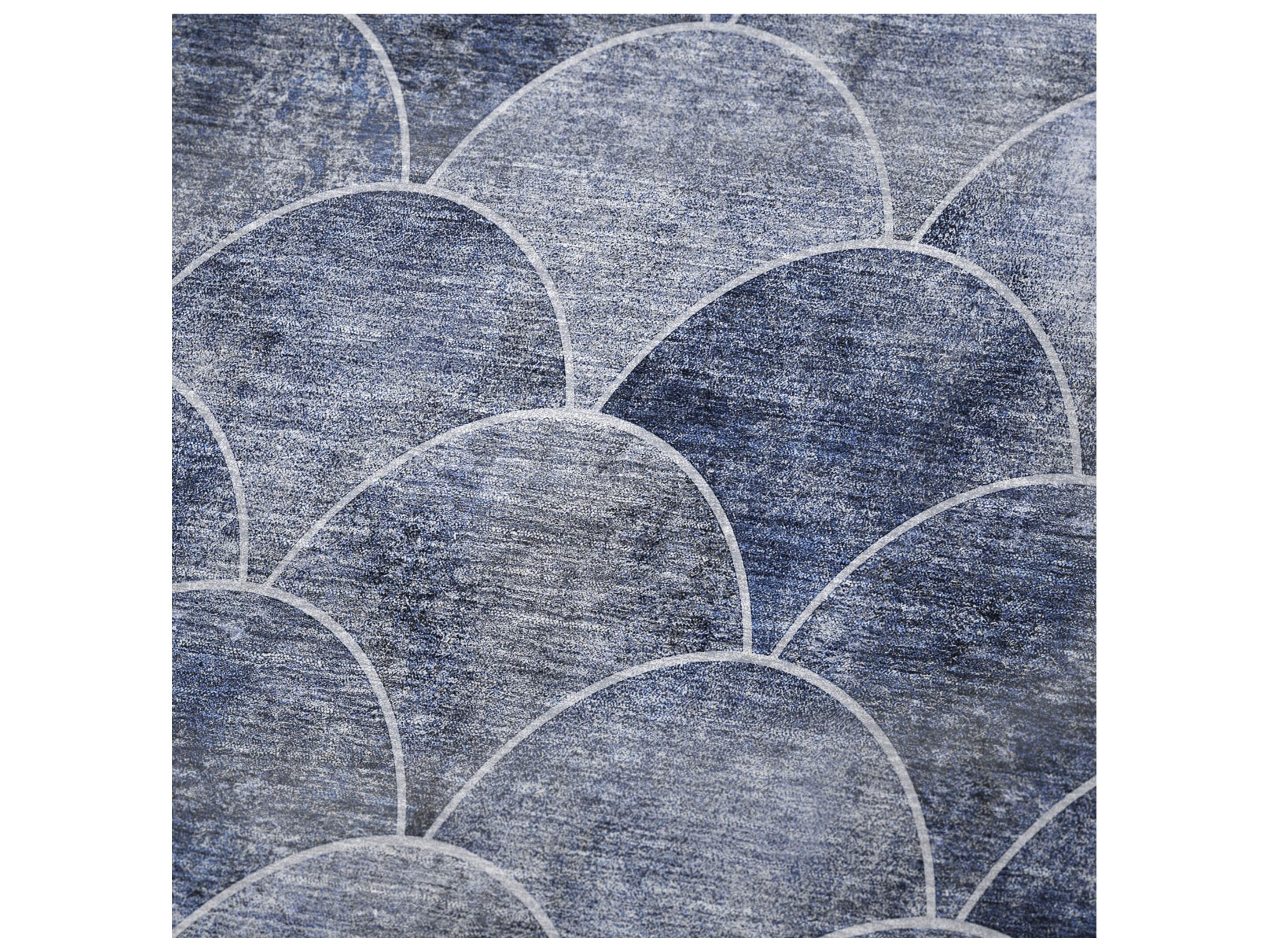 Dalyn Sherpa Blue Polyester Throw