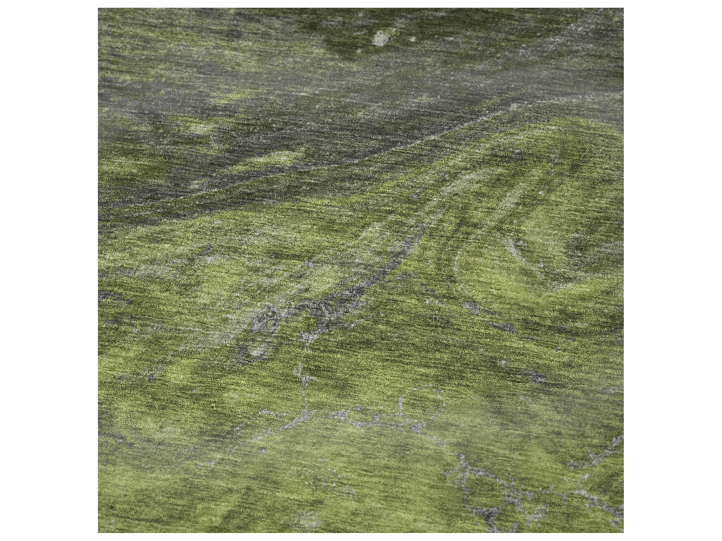 Dalyn Sherpa Green Polyester Throw