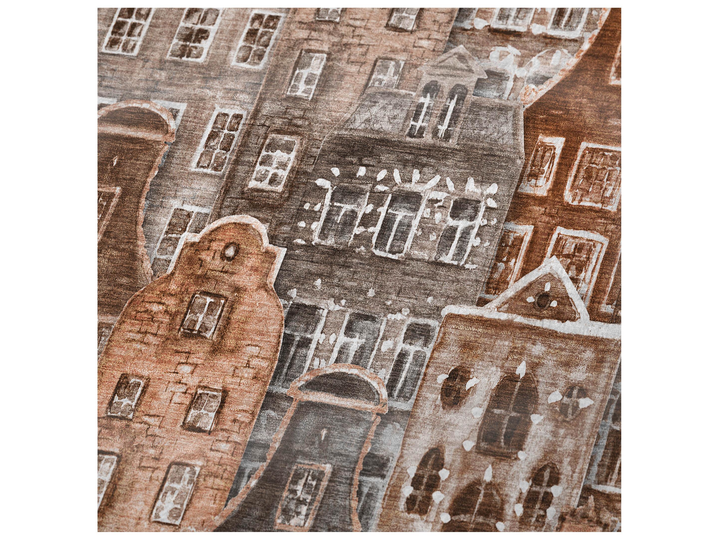 Dalyn Sherpa Orange Polyester Throw